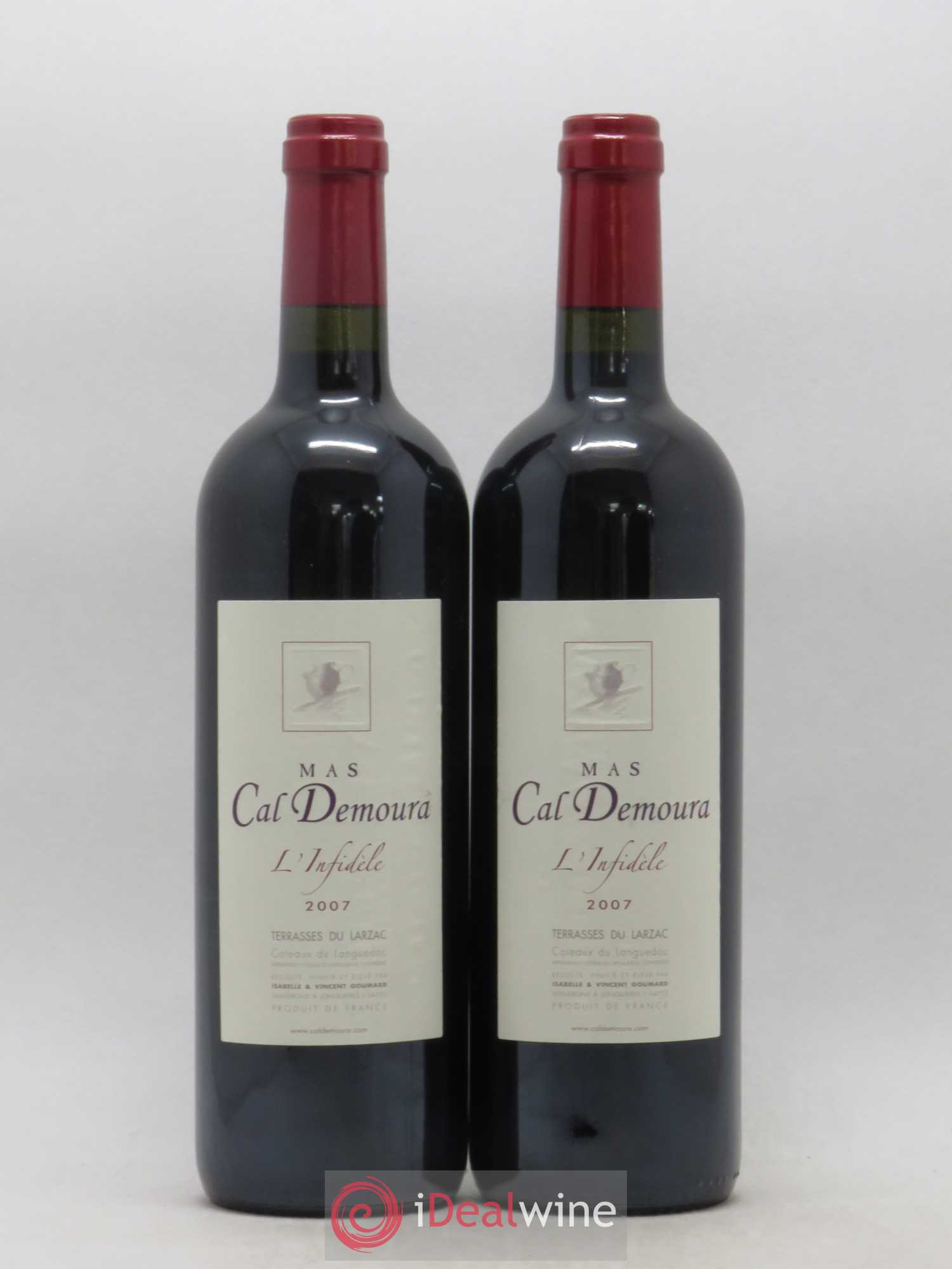 Terrasses du Larzac L'Infidèle Mas Cal Demoura 2007 - Lot de 2 bouteilles - 0
