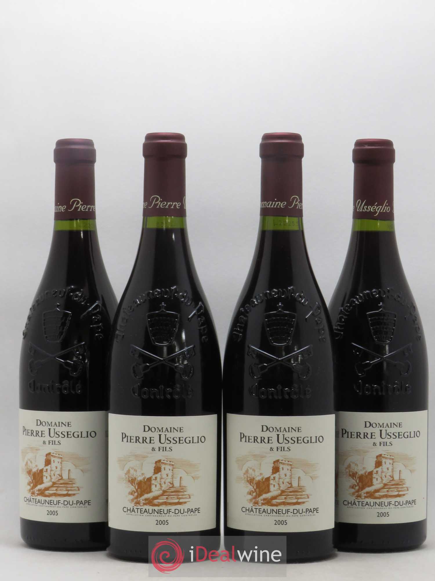 Châteauneuf-du-Pape Tradition Pierre Usseglio & Fils 2005 - Lot de 4 bouteilles - 0
