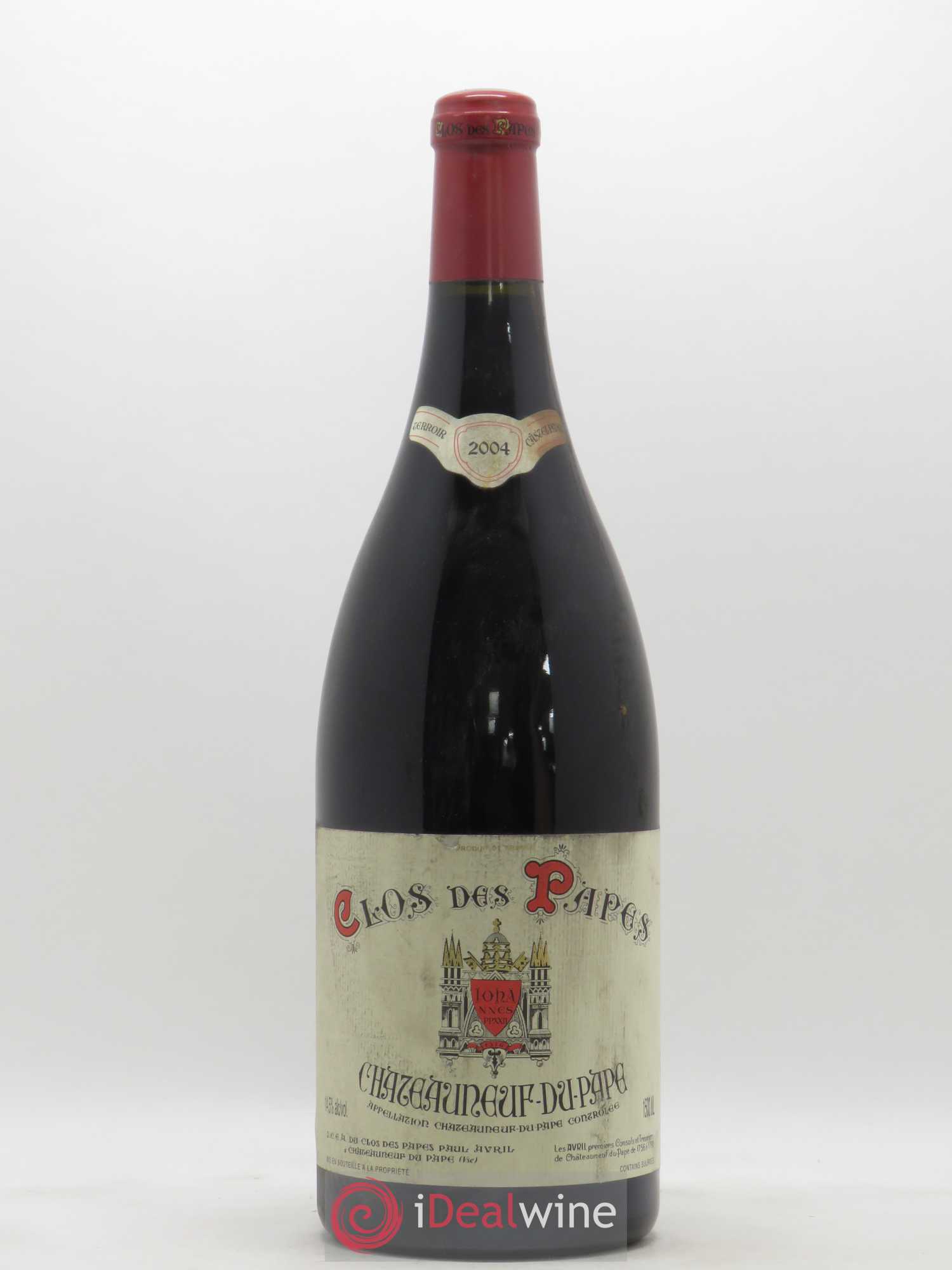 Châteauneuf-du-Pape Clos des Papes - Paul Avril 2004 - Lot de 1 magnum - 0