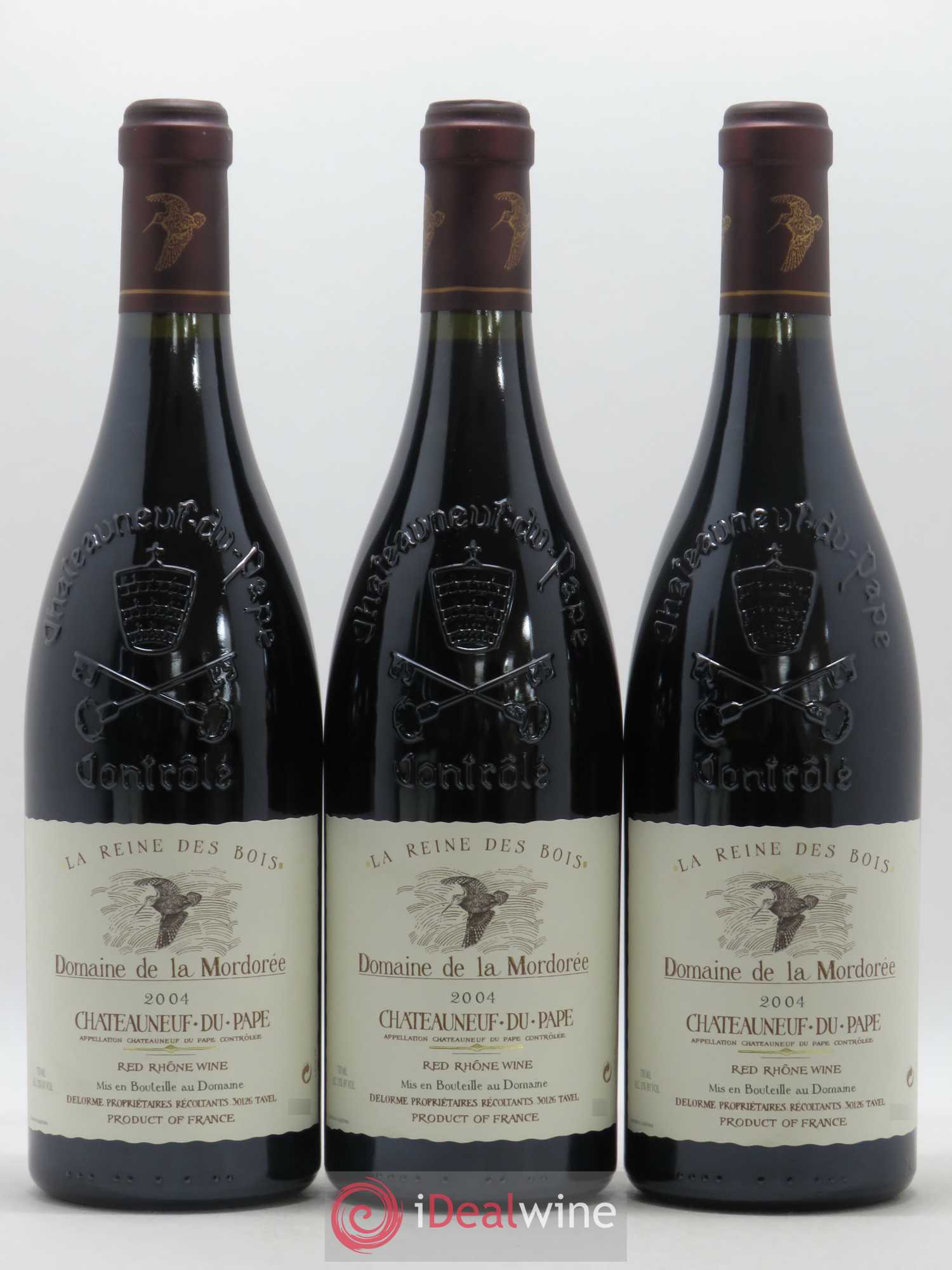 Châteauneuf-du-Pape Cuvée de la Reine des Bois La Mordorée (Domaine de) 2004 - Lot de 6 bouteilles - 1