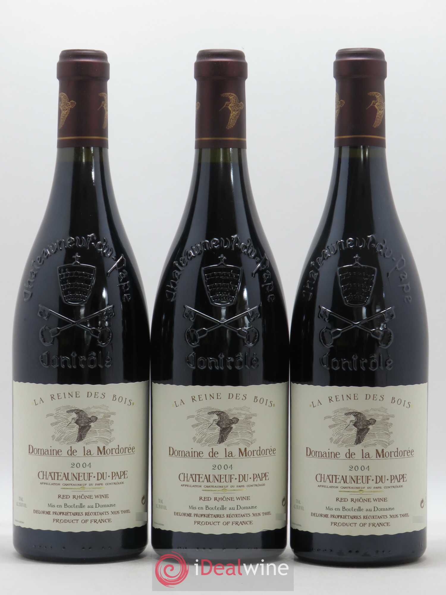 Châteauneuf-du-Pape Cuvée de la Reine des Bois La Mordorée (Domaine de) 2004 - Lot de 6 bouteilles - 2