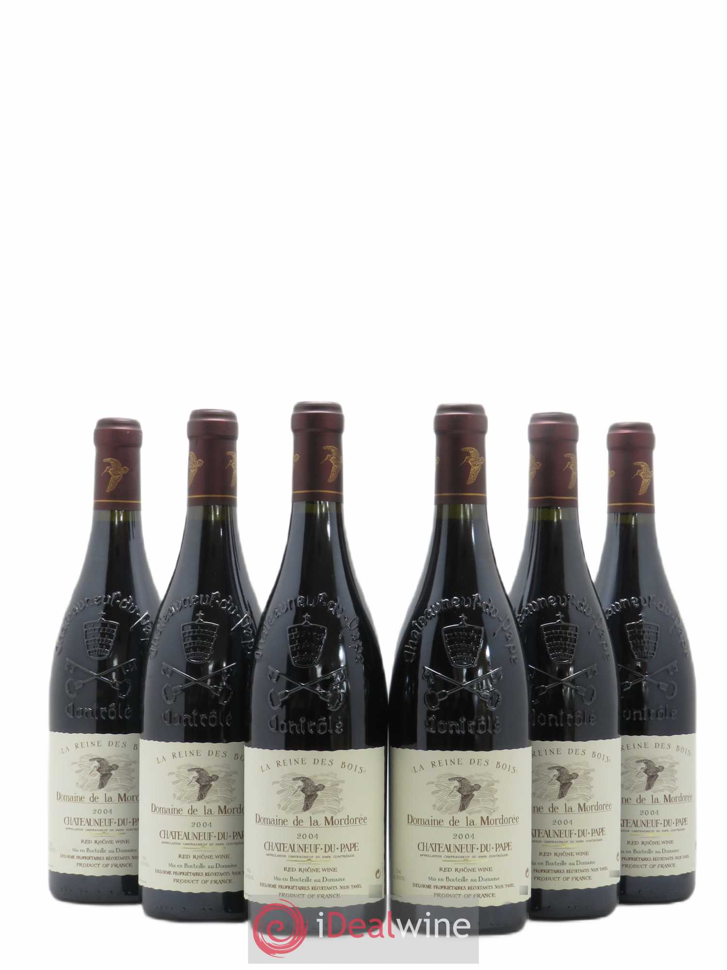 Châteauneuf-du-Pape Cuvée de la Reine des Bois La Mordorée (Domaine de) 2004 - Lot de 6 bouteilles - 0