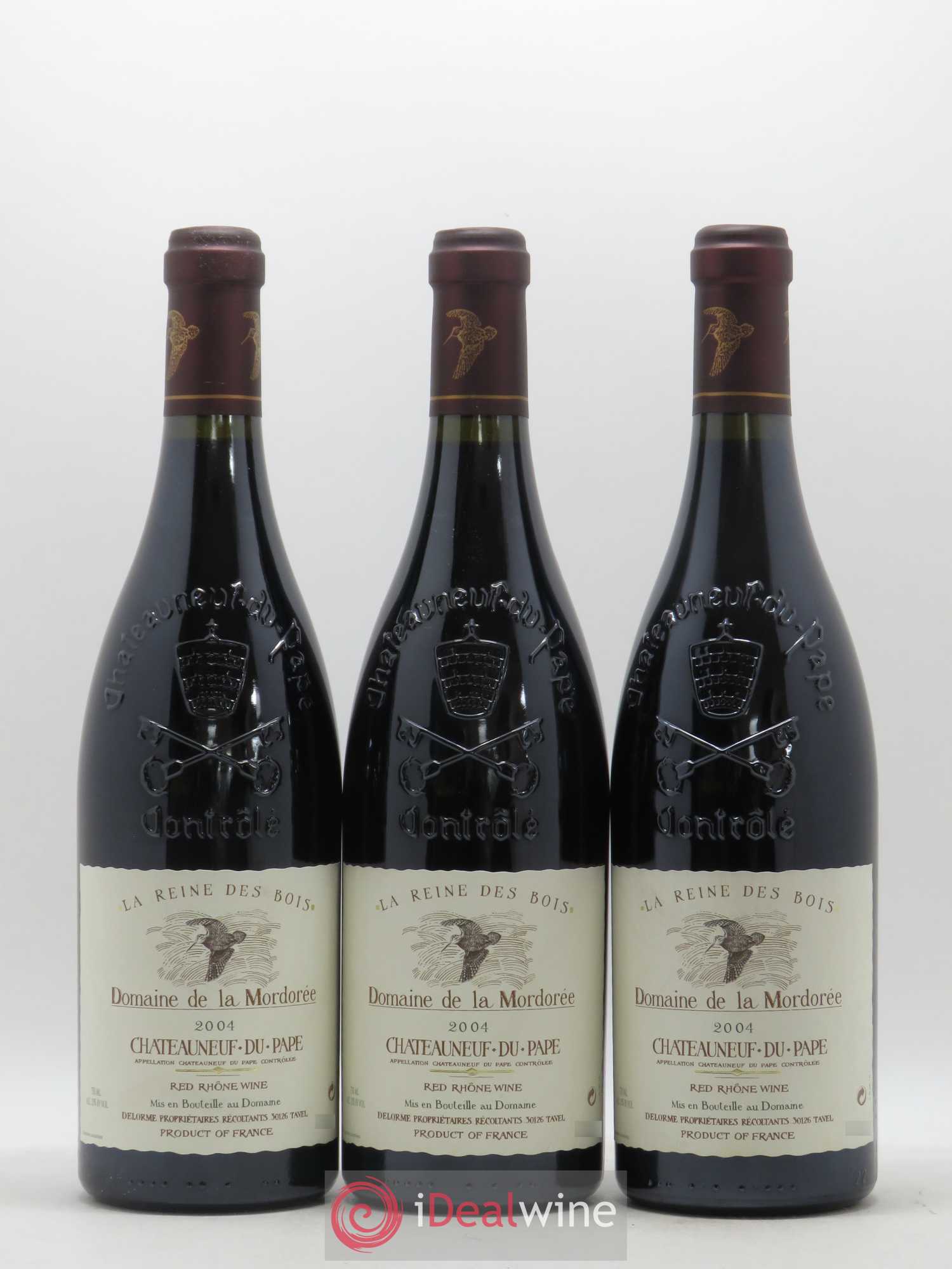 Châteauneuf-du-Pape  Cuvée de la Reine des Bois La Mordorée (Domaine de) 2004 - Lot de 6 bouteilles - 2