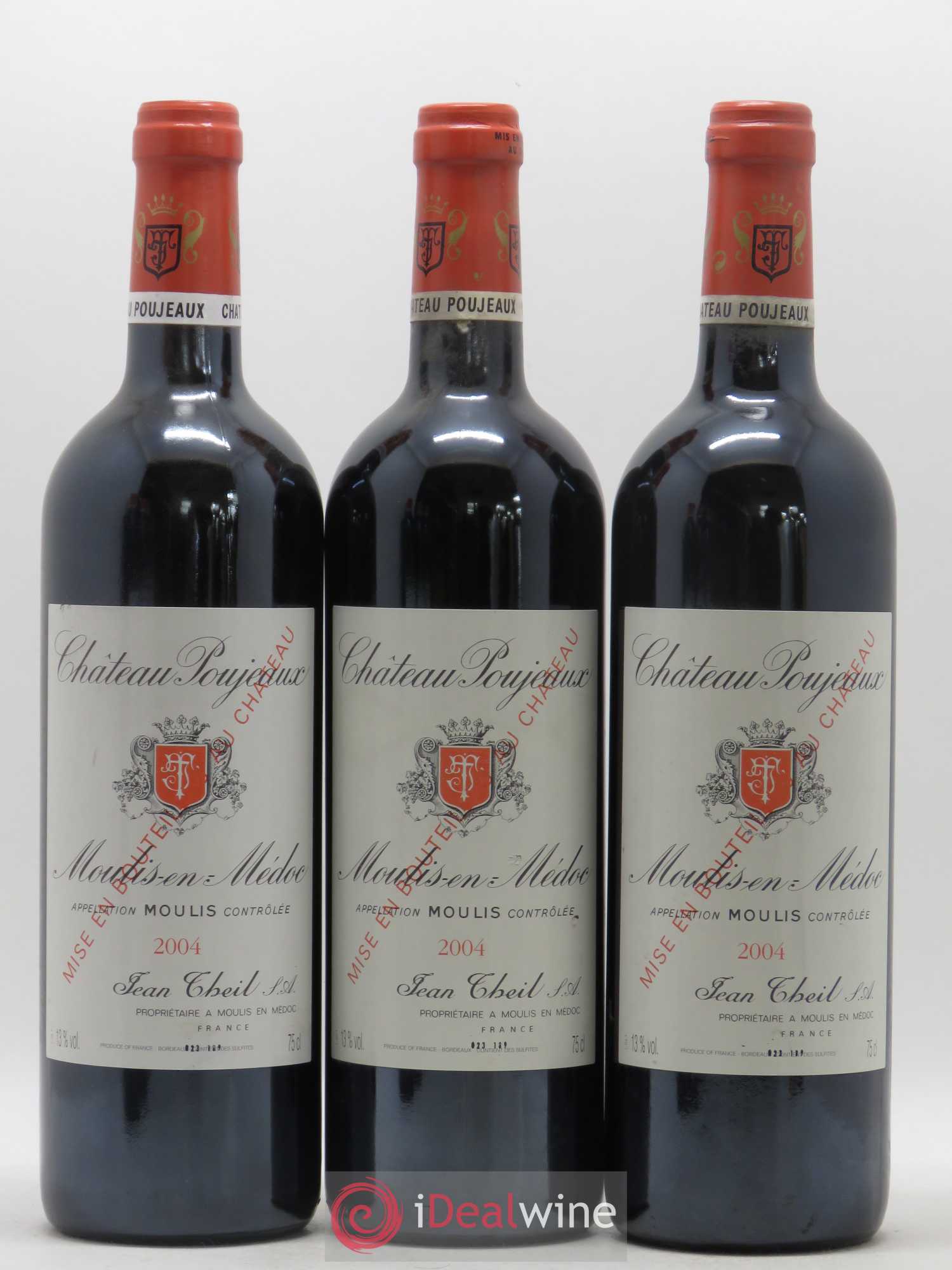 Château Poujeaux 2004 - Lot de 6 bouteilles - 1
