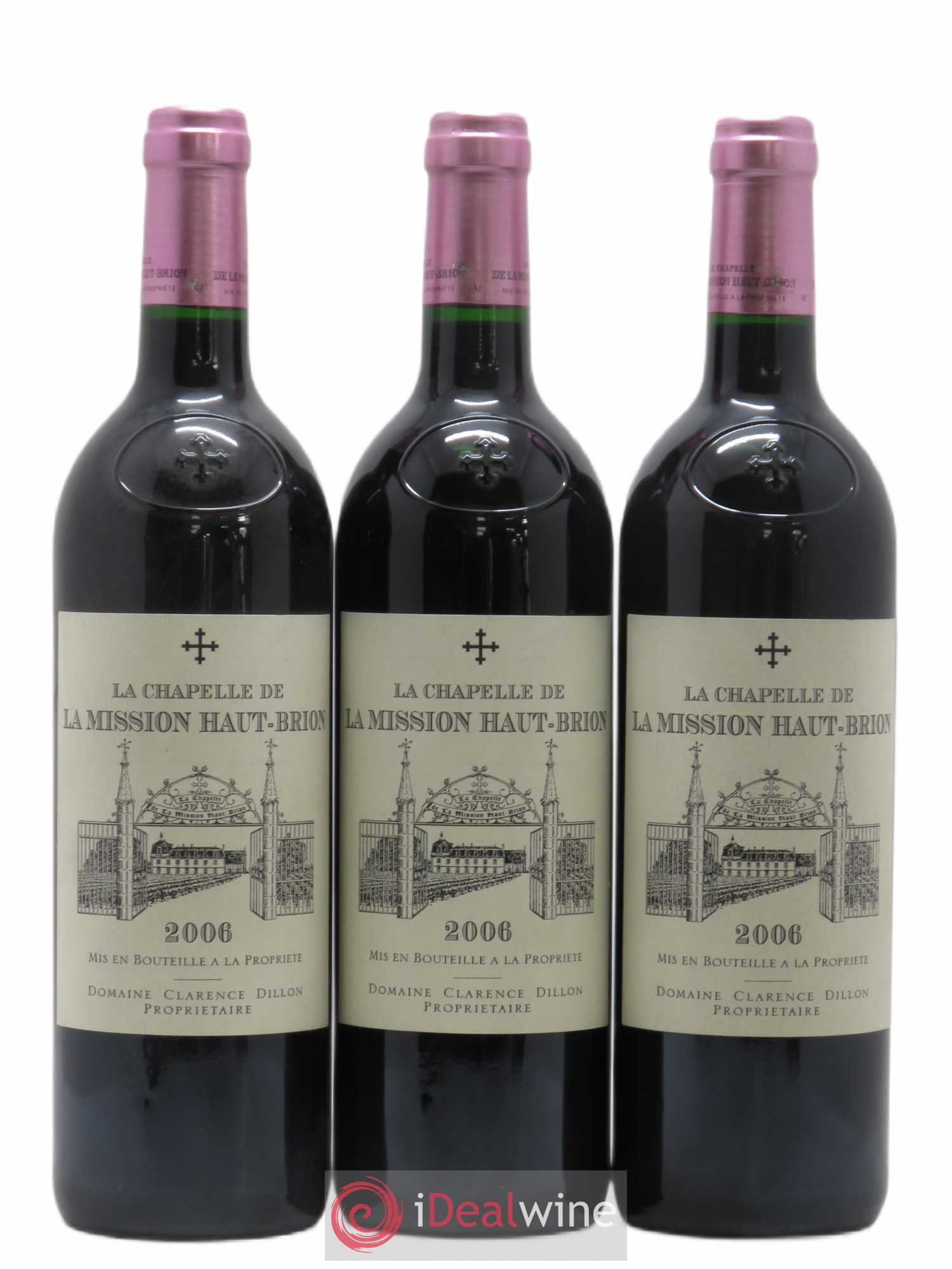 La Chapelle de La Mission Haut-Brion Second Vin 2006 - Lot de 3 bouteilles - 0