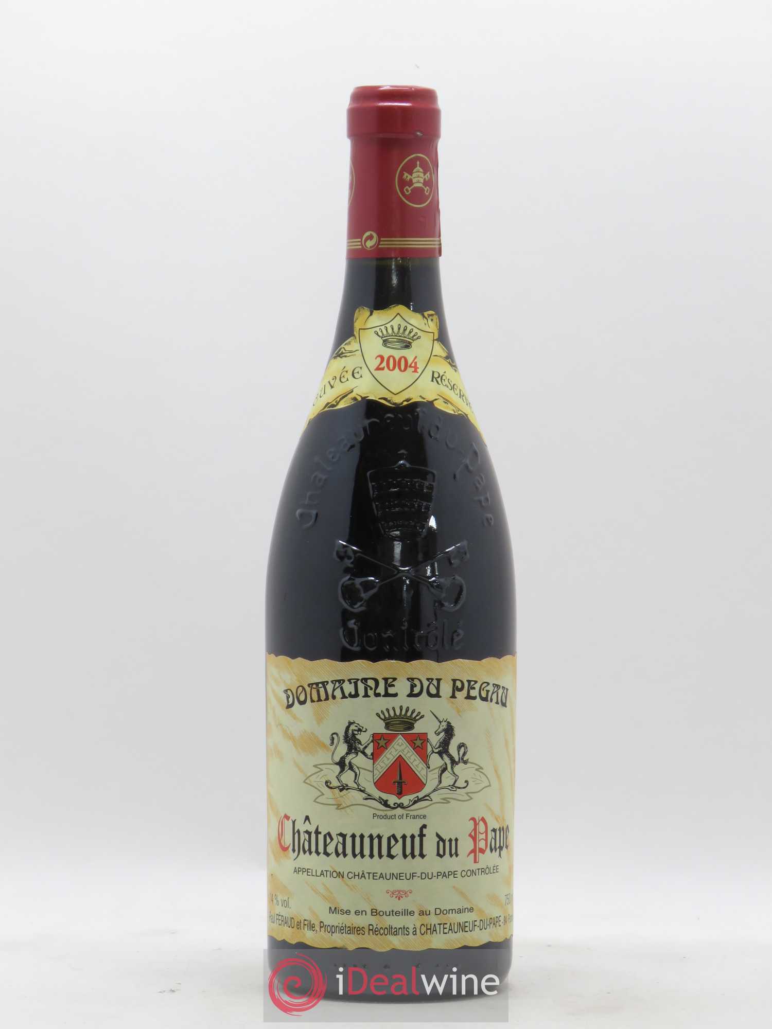 Châteauneuf-du-Pape Domaine du Pégau Cuvée Réservée Paul et Laurence Féraud 2004 - Lot de 1 bouteille - 0