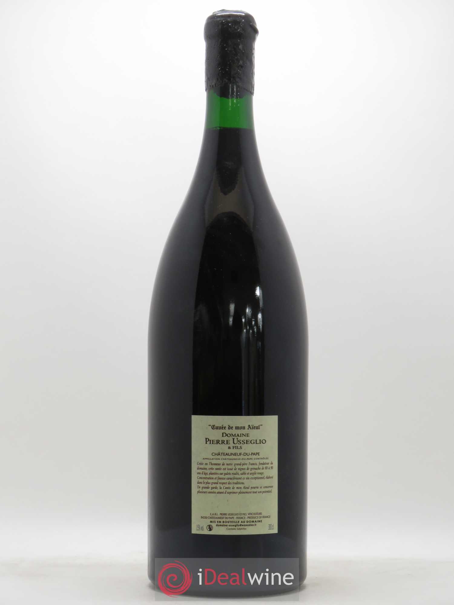 Châteauneuf-du-Pape Cuvée de mon Aïeul Pierre Usseglio & Fils 2005 - Lot de 1 double magnum - 1