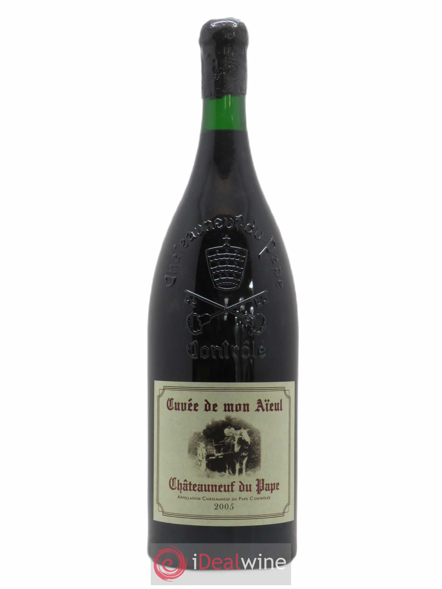 Châteauneuf-du-Pape Cuvée de mon Aïeul Pierre Usseglio & Fils 2005 - Lot de 1 double magnum - 0