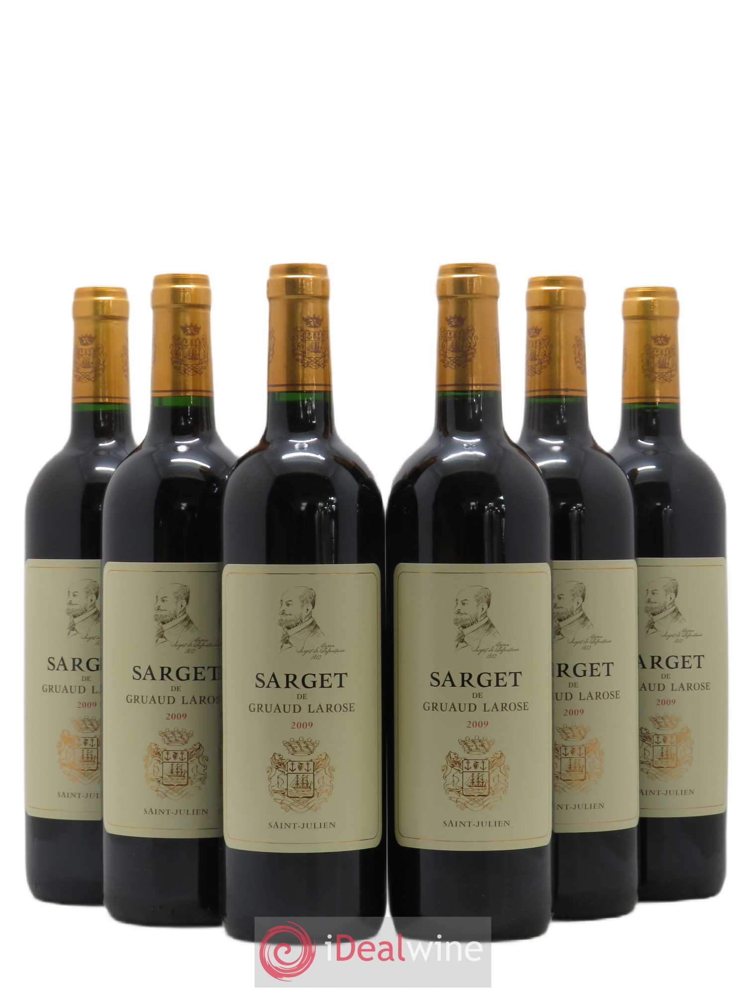 Sarget de Gruaud Larose Second Vin 2009 - Lot de 6 bouteilles - 0