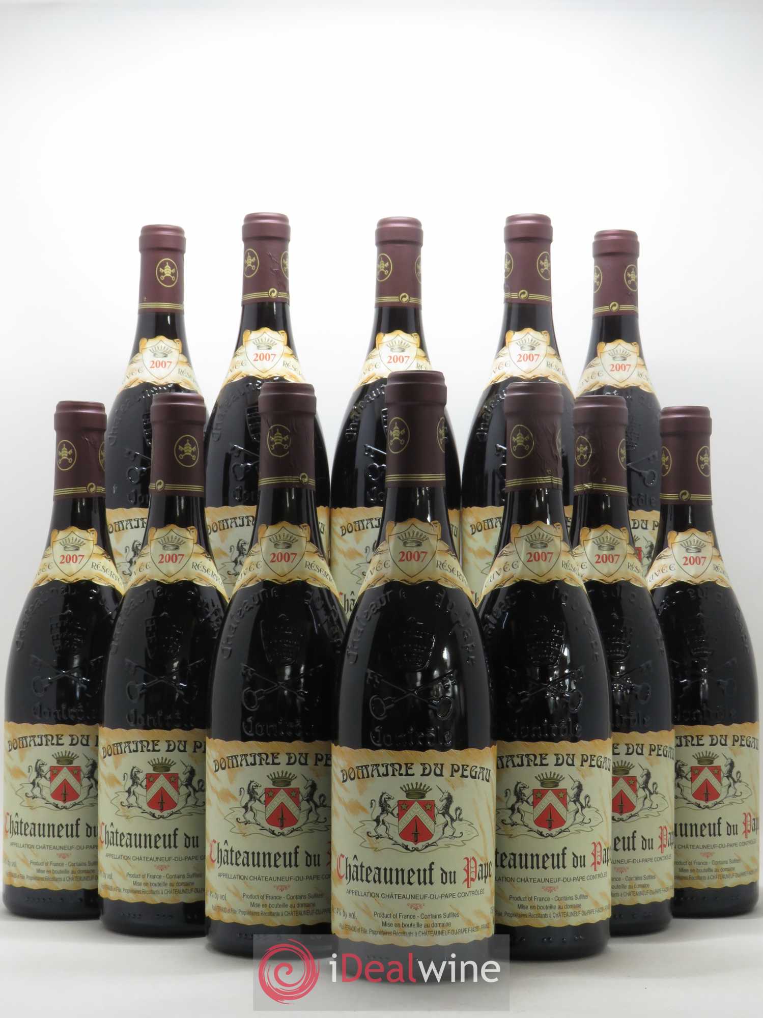 Châteauneuf-du-Pape Domaine du Pégau Cuvée Réservée Paul et Laurence Féraud 2007 - Lot de 12 bouteilles - 0