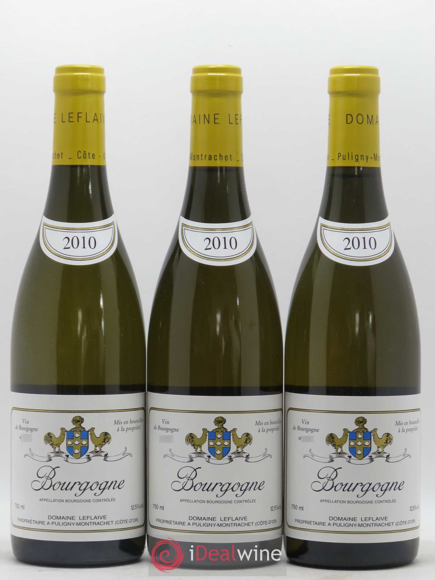 Bourgogne Leflaive (Domaine) 2010 - Lot de 3 bouteilles - 0