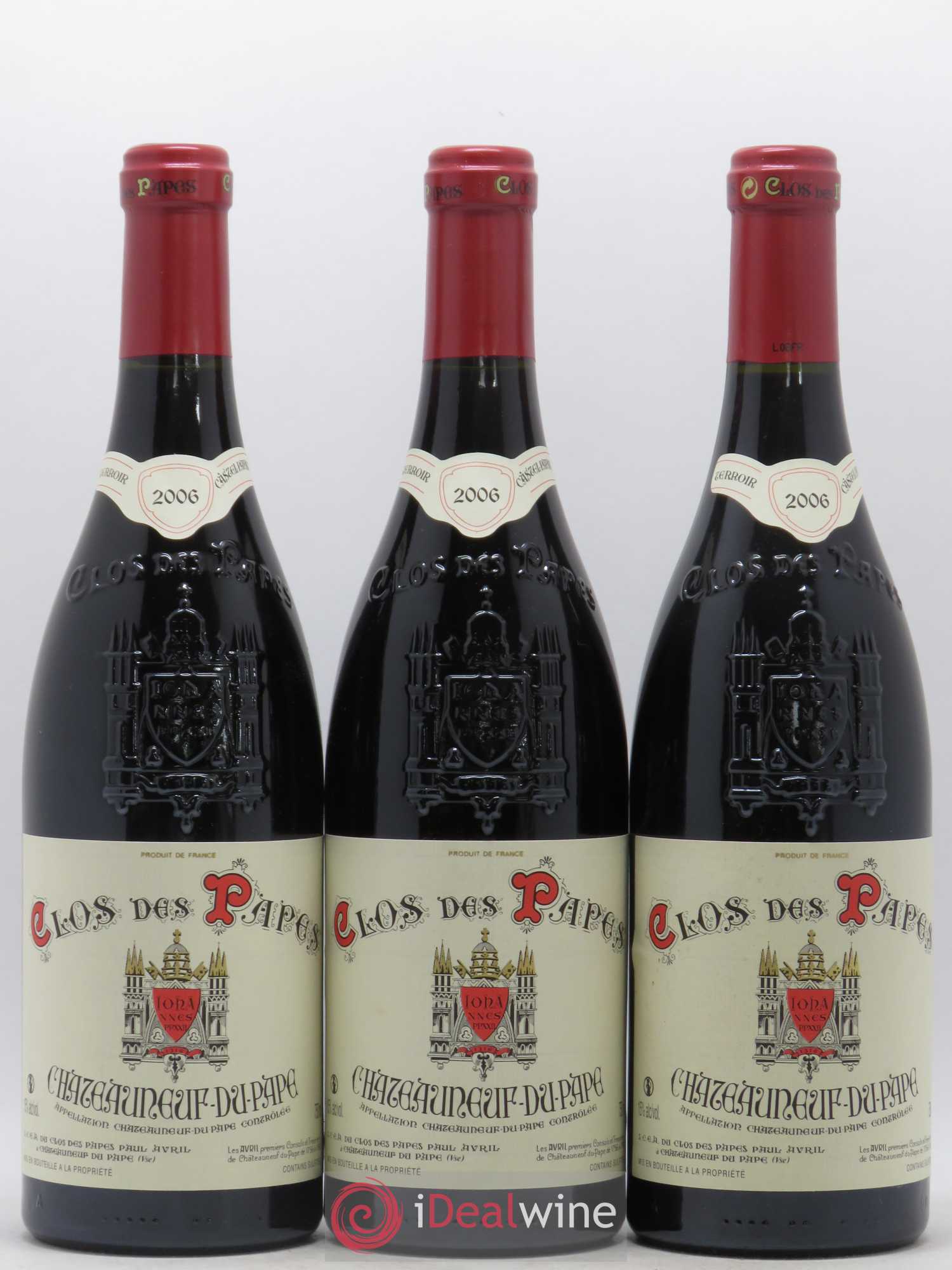 Châteauneuf-du-Pape Clos des Papes - Paul Avril 2006 - Lot de 12 bouteilles - 3