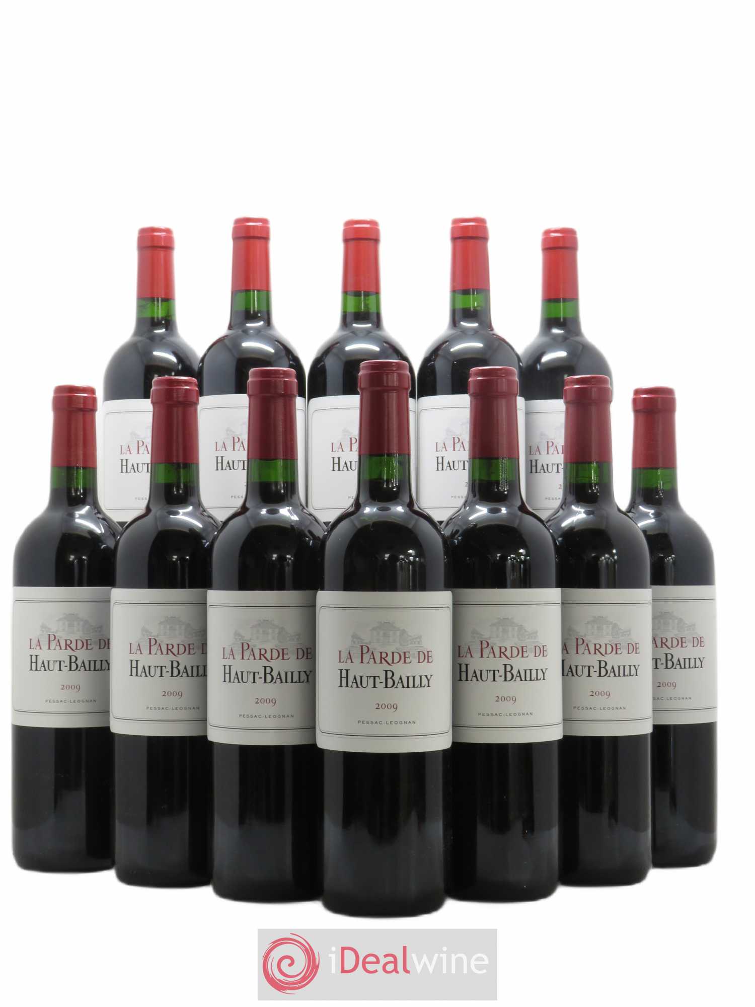 Haut Bailly II (Anciennement La Parde de Haut-Bailly) Second Vin 2009 - Lot de 12 bouteilles - 0