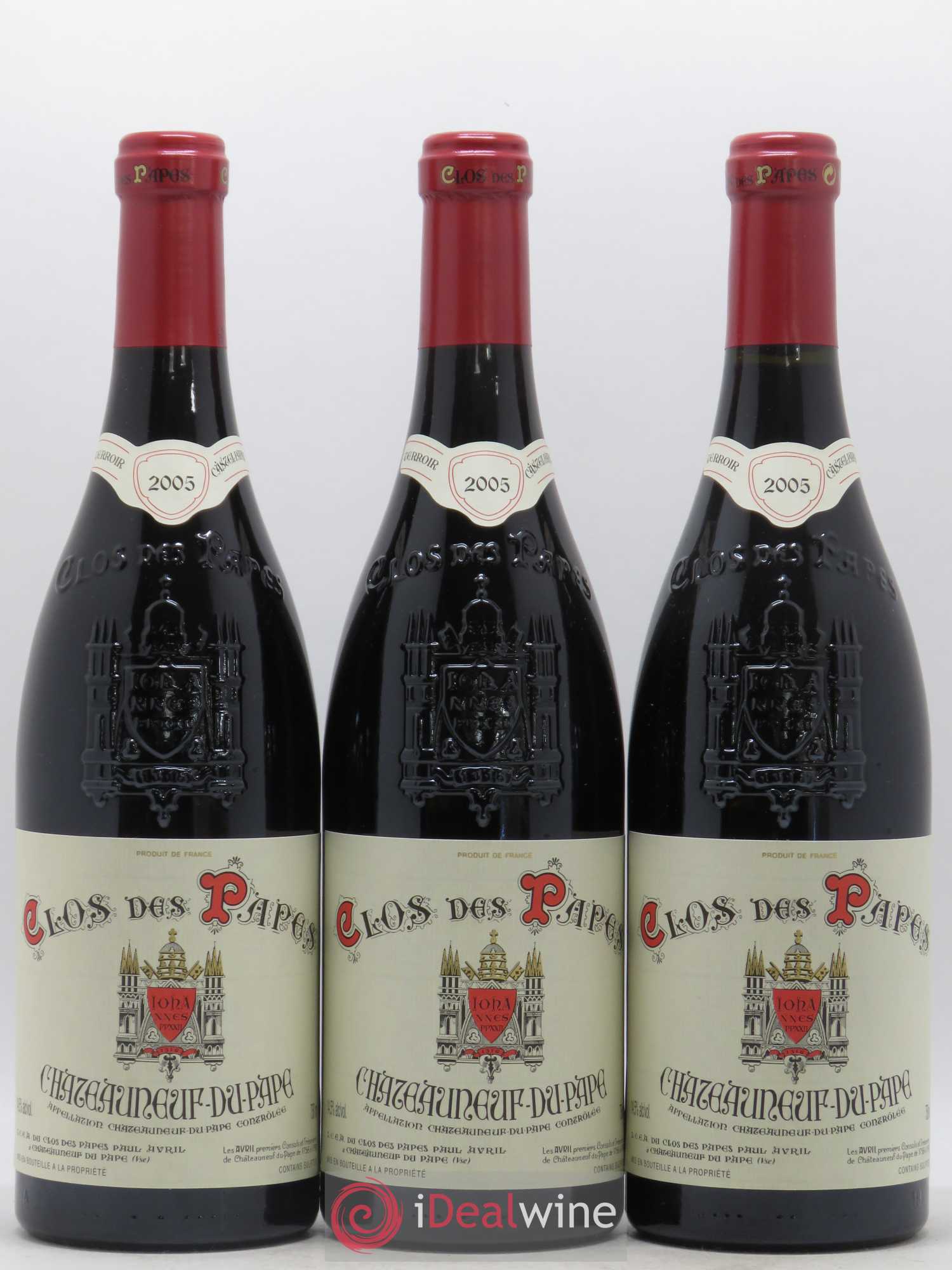 Châteauneuf-du-Pape Clos des Papes - Paul Avril 2005 - Lot de 12 bouteilles - 3