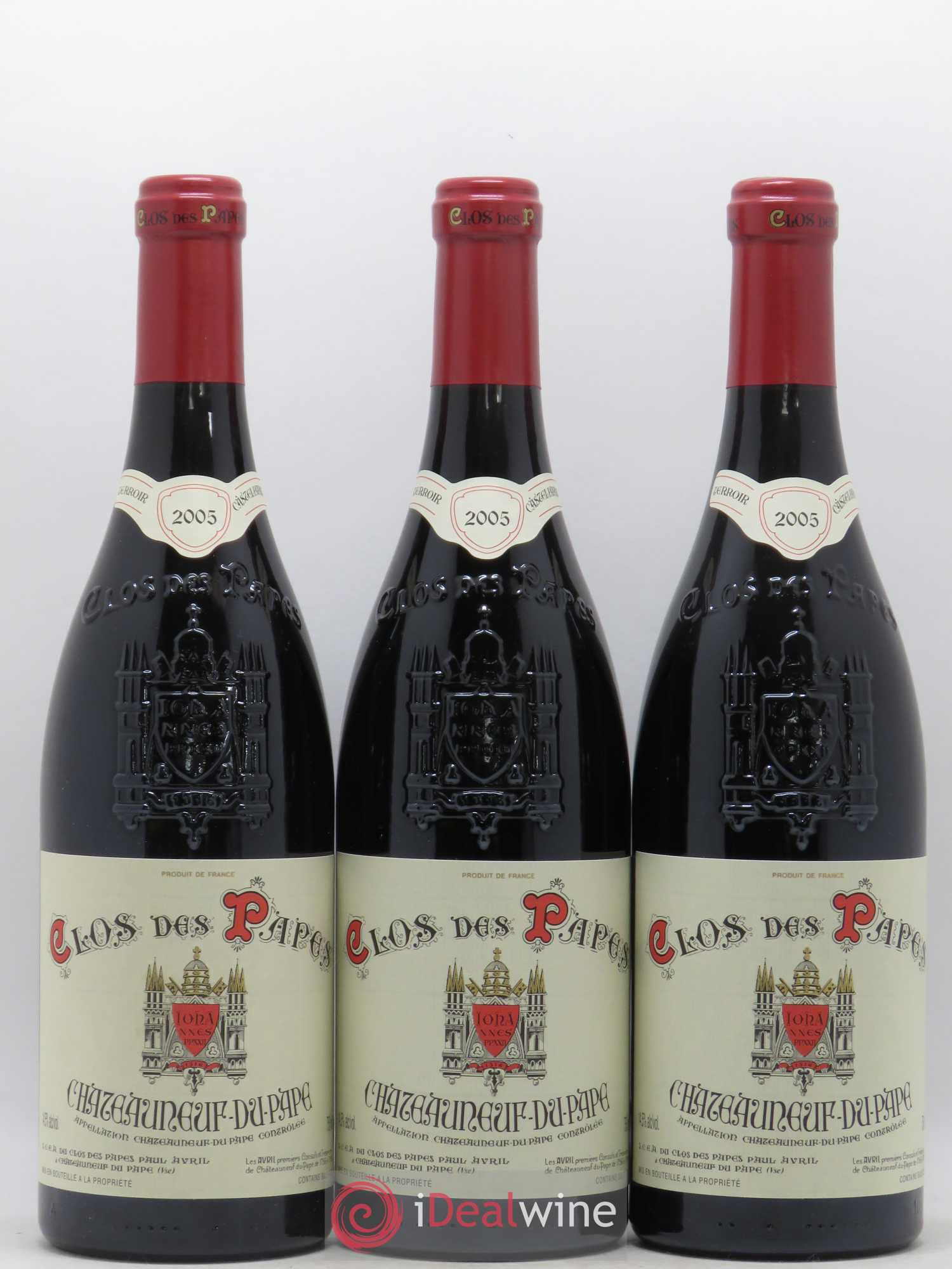 Châteauneuf-du-Pape Clos des Papes - Paul Avril 2005 - Lot de 12 bouteilles - 4