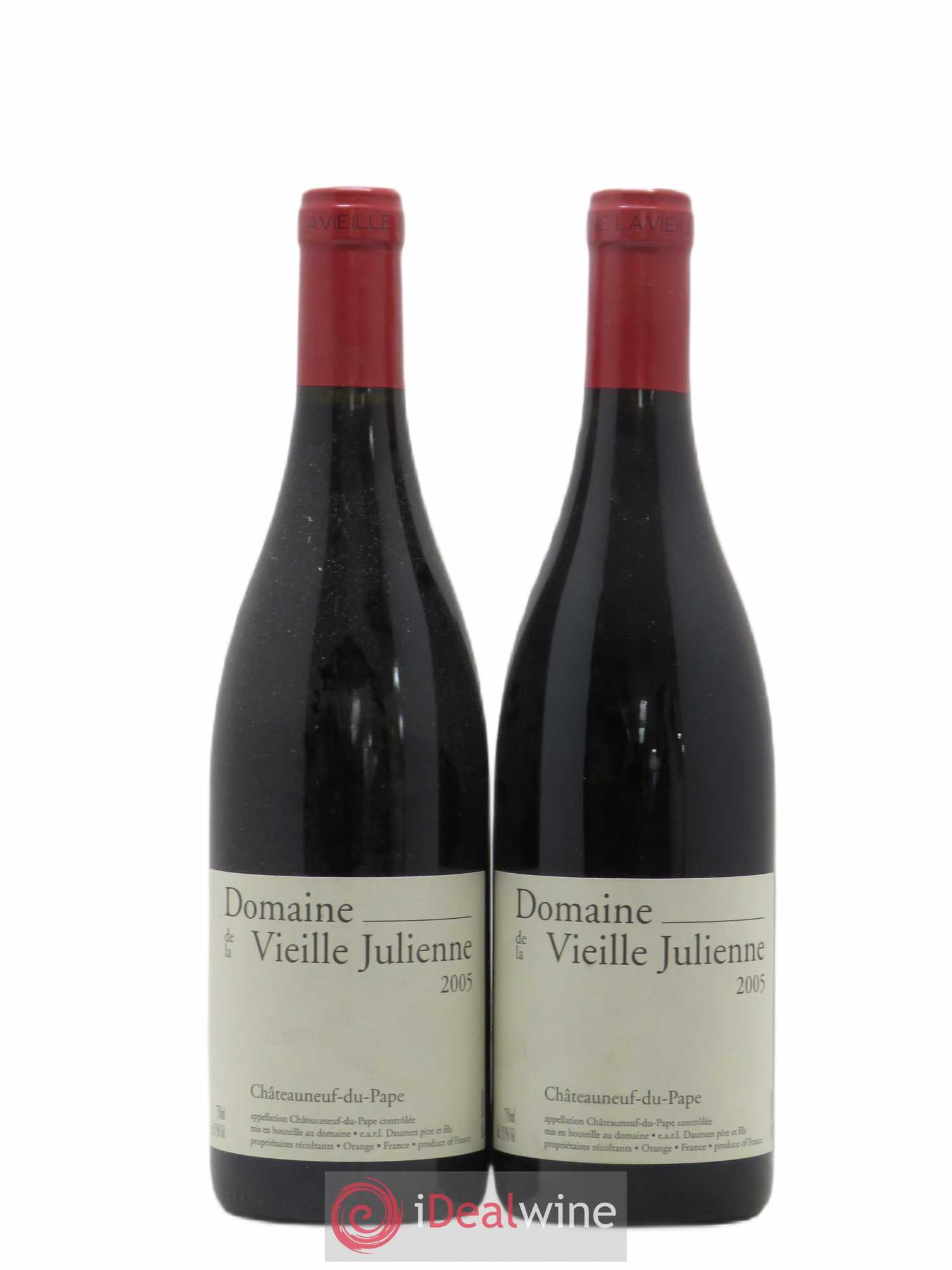 Châteauneuf-du-Pape Vieille Julienne (Domaine de la) Jean-Paul Daumen 2005 - Lot de 2 bouteilles - 0