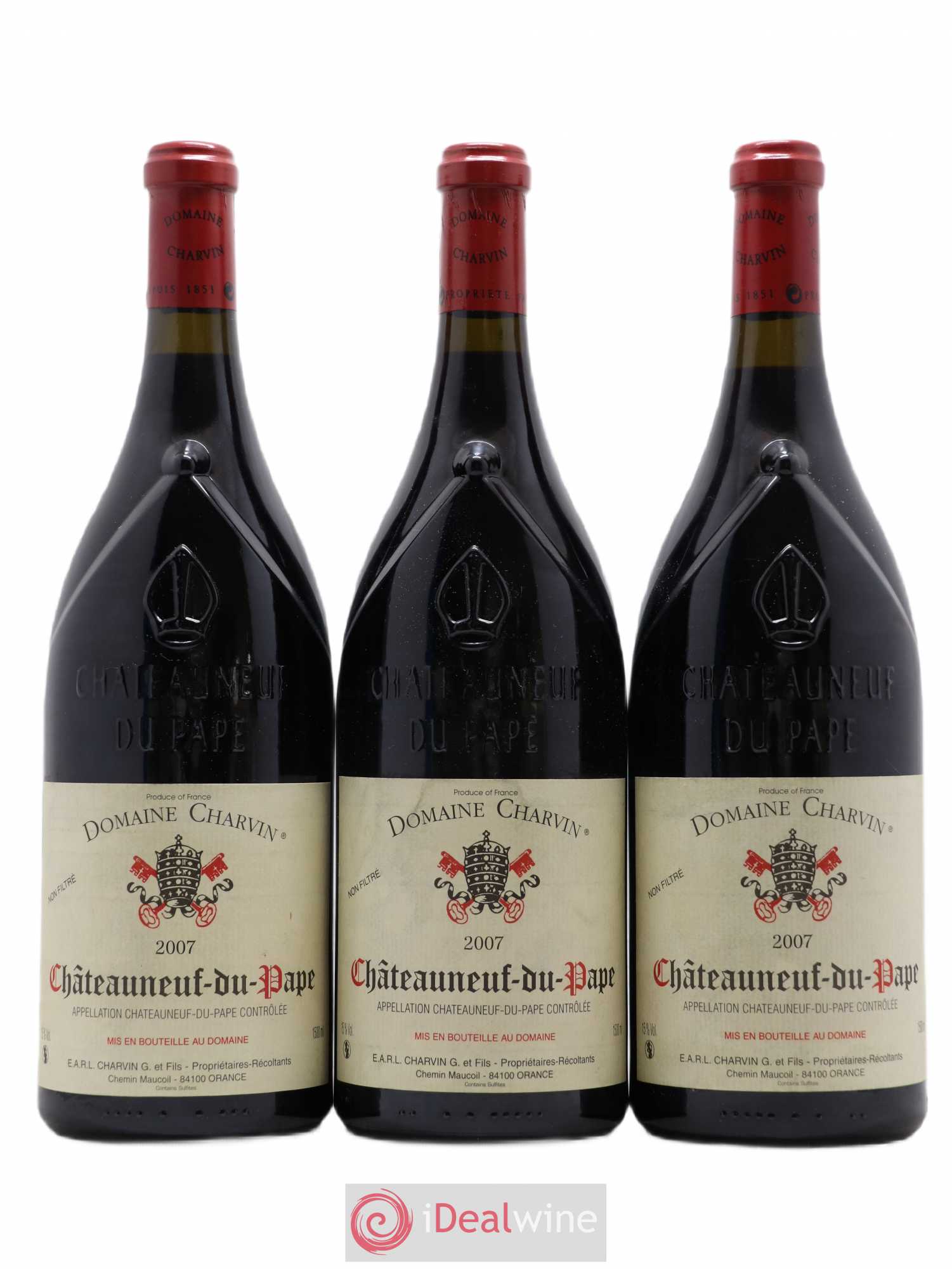Châteauneuf-du-Pape Charvin (Domaine) 2007 - Lot de 3 magnums - 0
