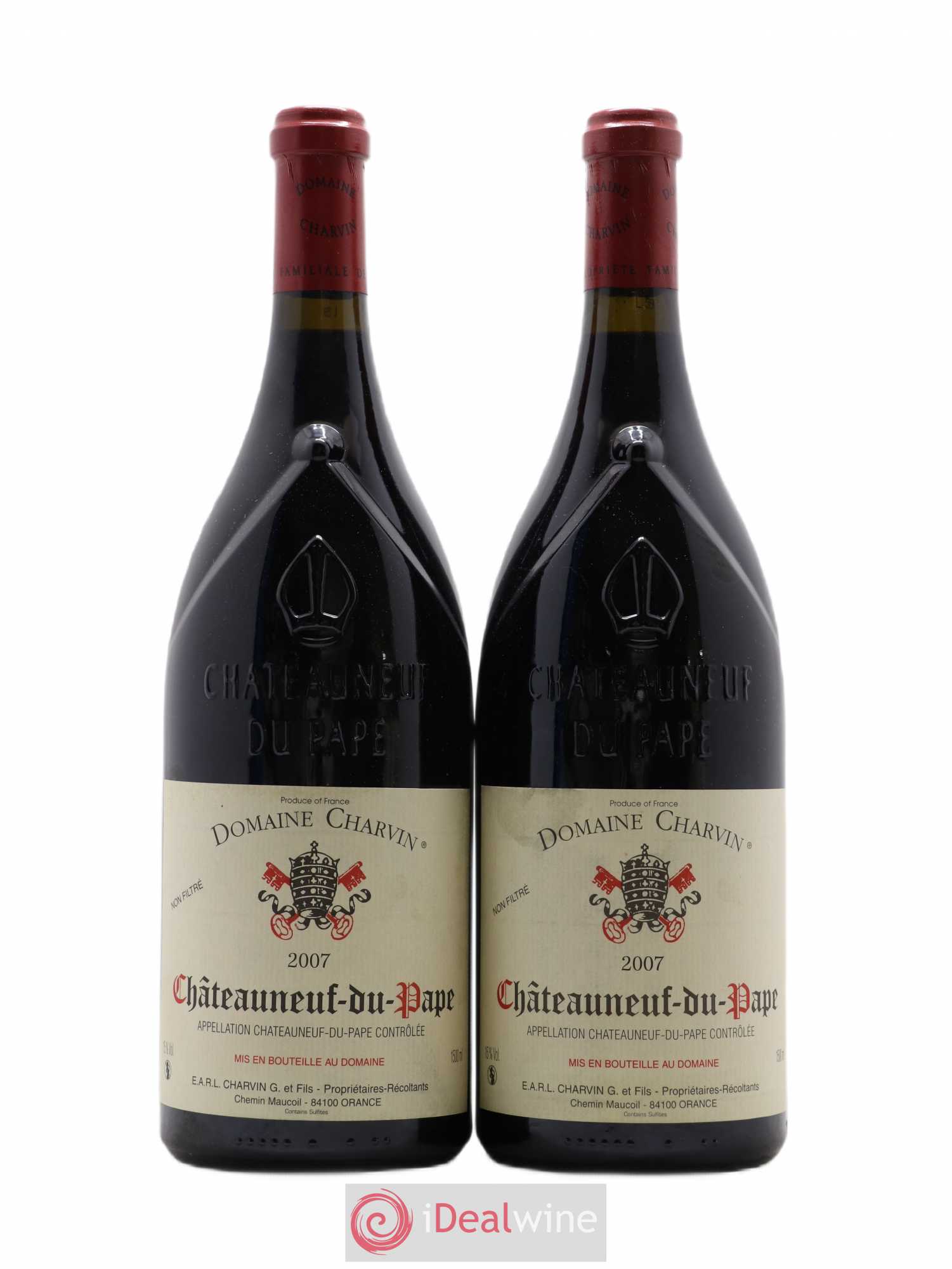 Châteauneuf-du-Pape Charvin (Domaine) 2007 - Lot de 2 magnums - 0
