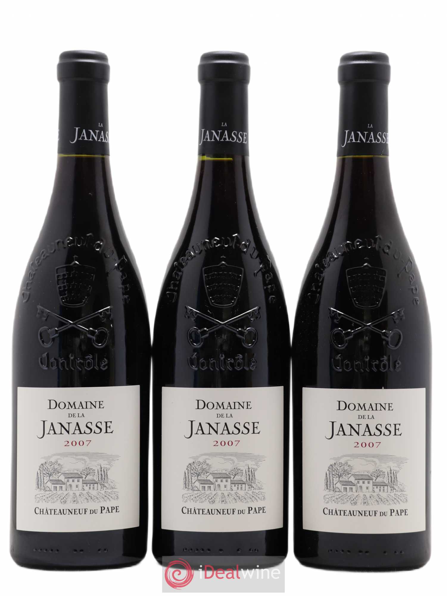 Châteauneuf-du-Pape La Janasse (Domaine de) 2007 - Lot de 3 bouteilles - 0