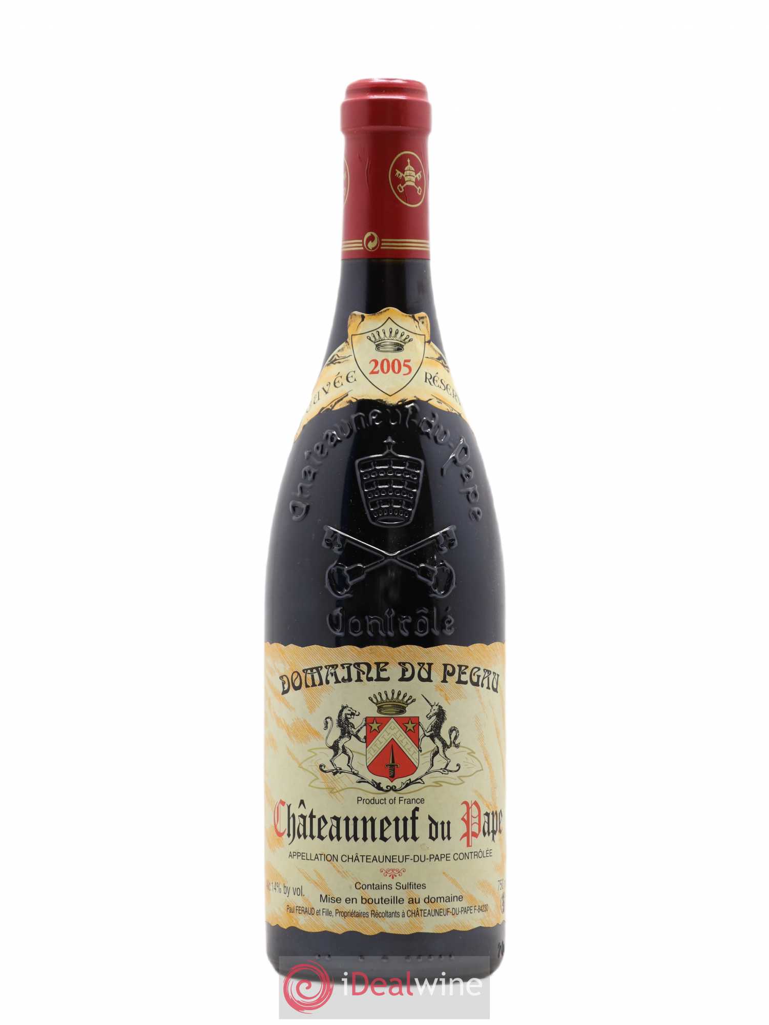 Châteauneuf-du-Pape Domaine du Pégau Cuvée Réservée Paul et Laurence Féraud 2005 - Lot de 1 bouteille - 0