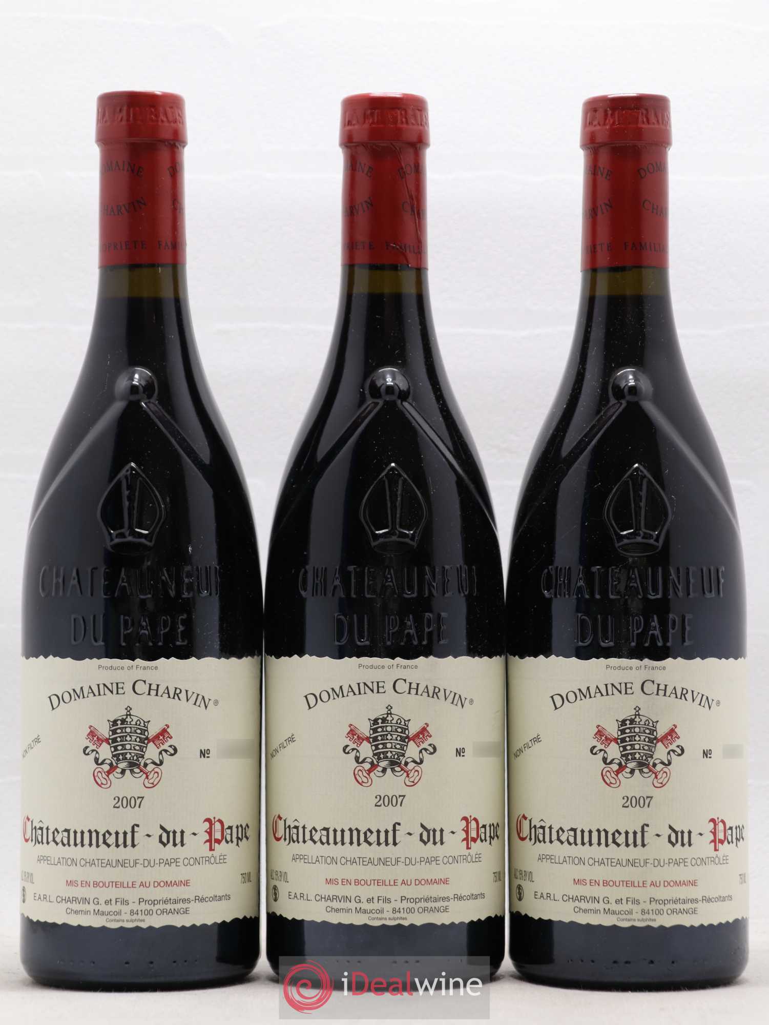 Châteauneuf-du-Pape Charvin (Domaine) 2007 - Lot de 6 bouteilles - 2