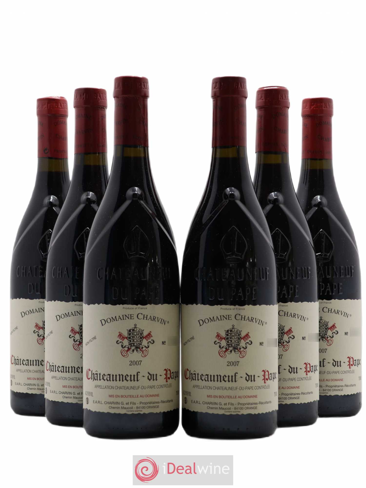 Châteauneuf-du-Pape Charvin (Domaine) 2007 - Lot de 6 bouteilles - 0
