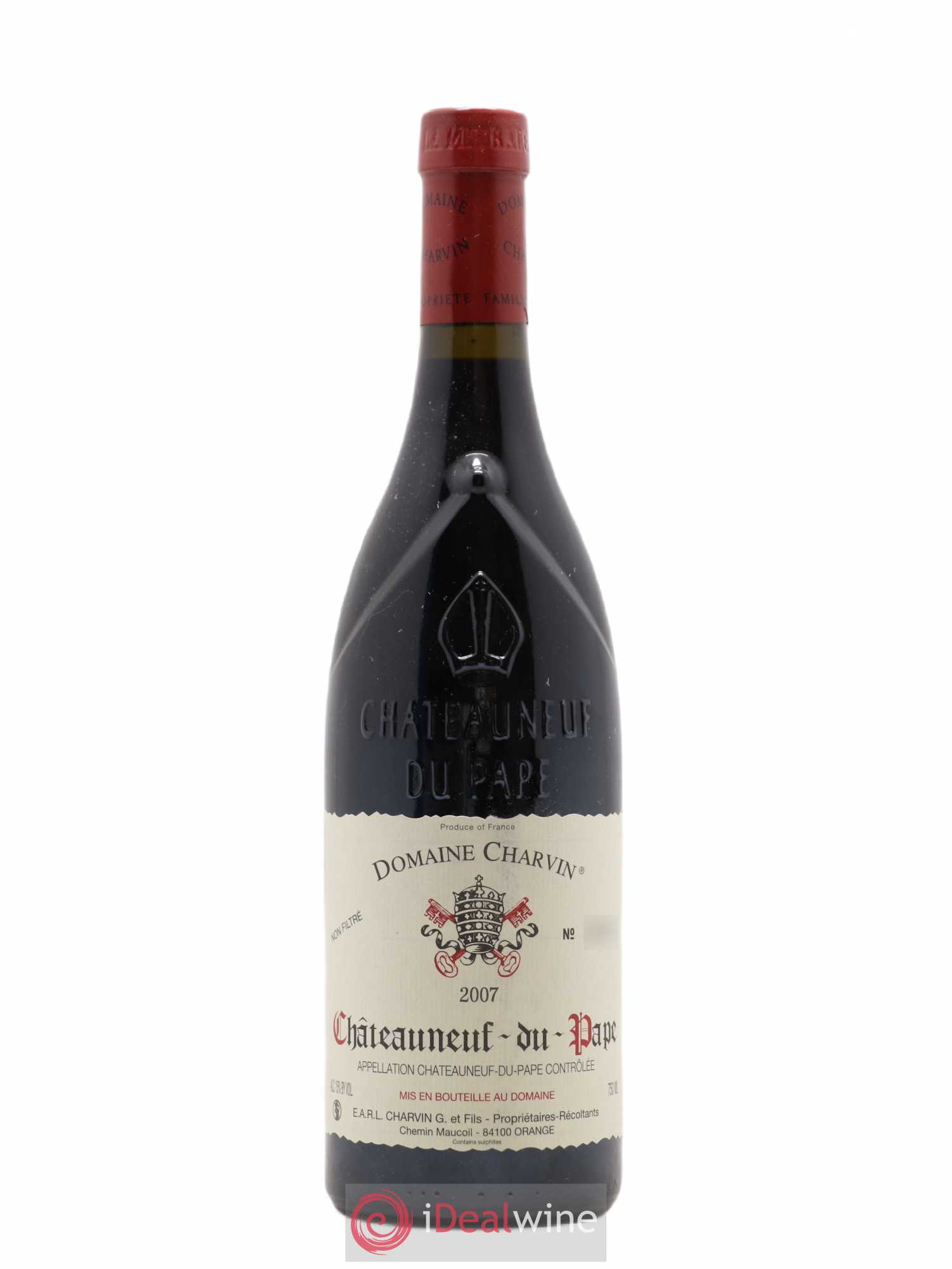 Châteauneuf-du-Pape Charvin (Domaine) 2007 - Lot de 1 bouteille - 0