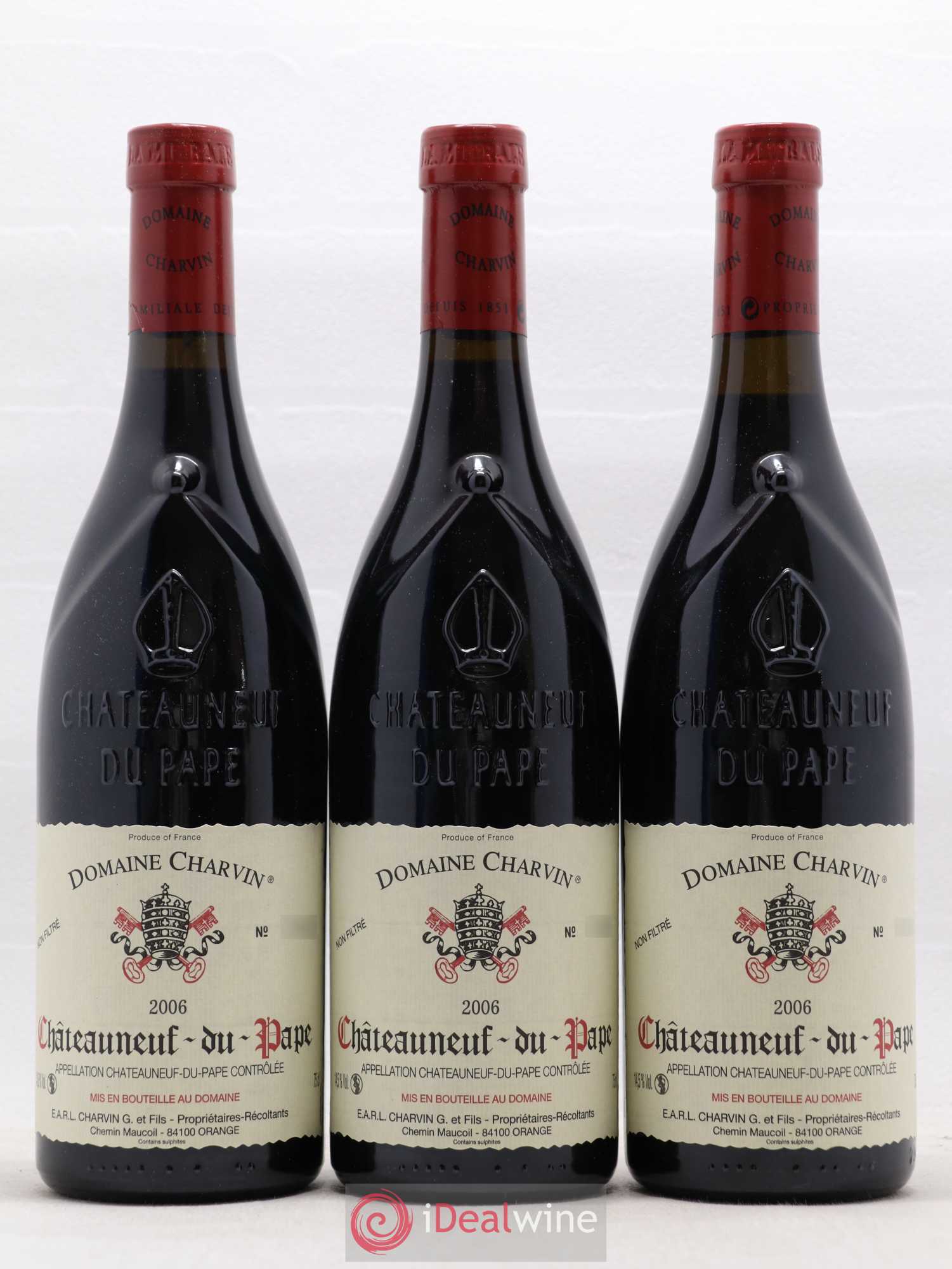 Châteauneuf-du-Pape Charvin (Domaine) 2006 - Lot de 6 bouteilles - 1