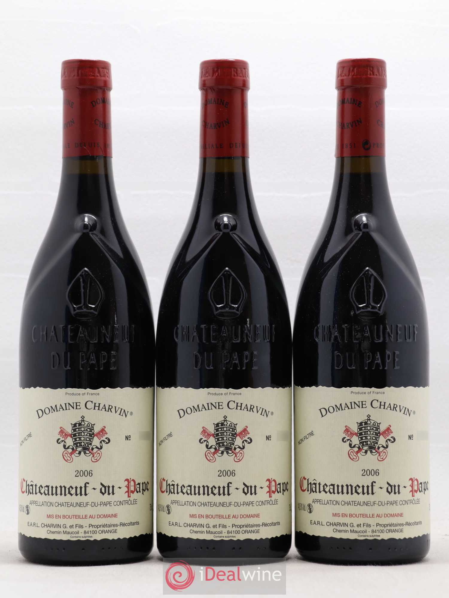 Châteauneuf-du-Pape Charvin (Domaine) 2006 - Lot de 6 bouteilles - 2