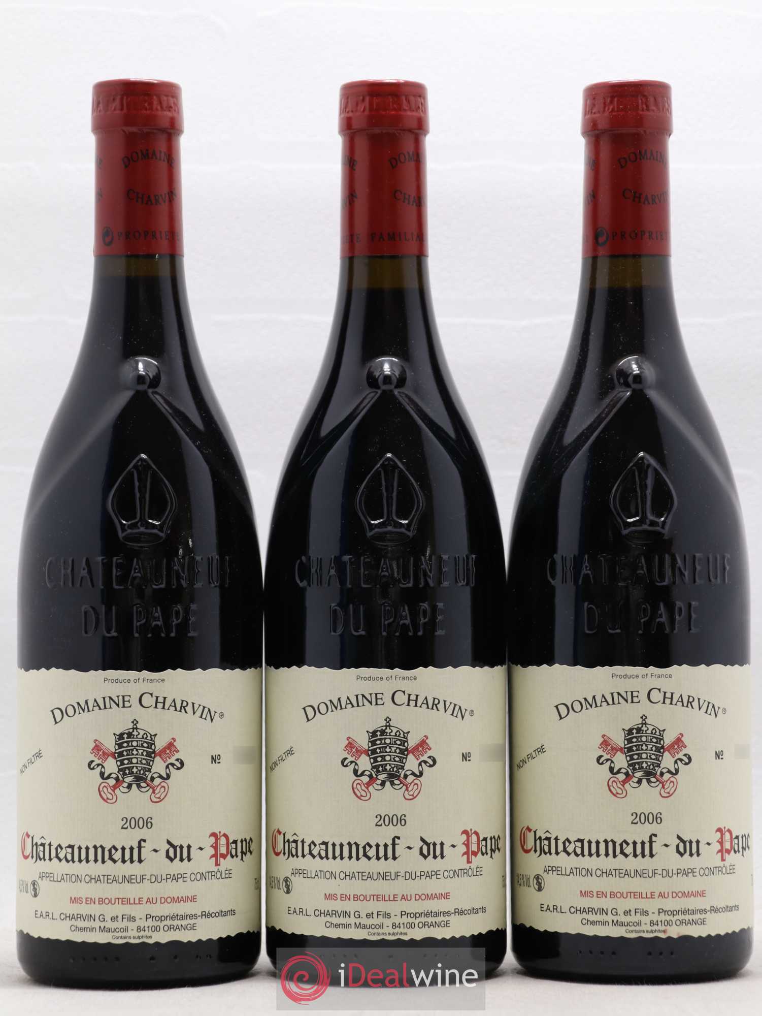 Châteauneuf-du-Pape Charvin (Domaine) 2006 - Lot de 6 bouteilles - 1