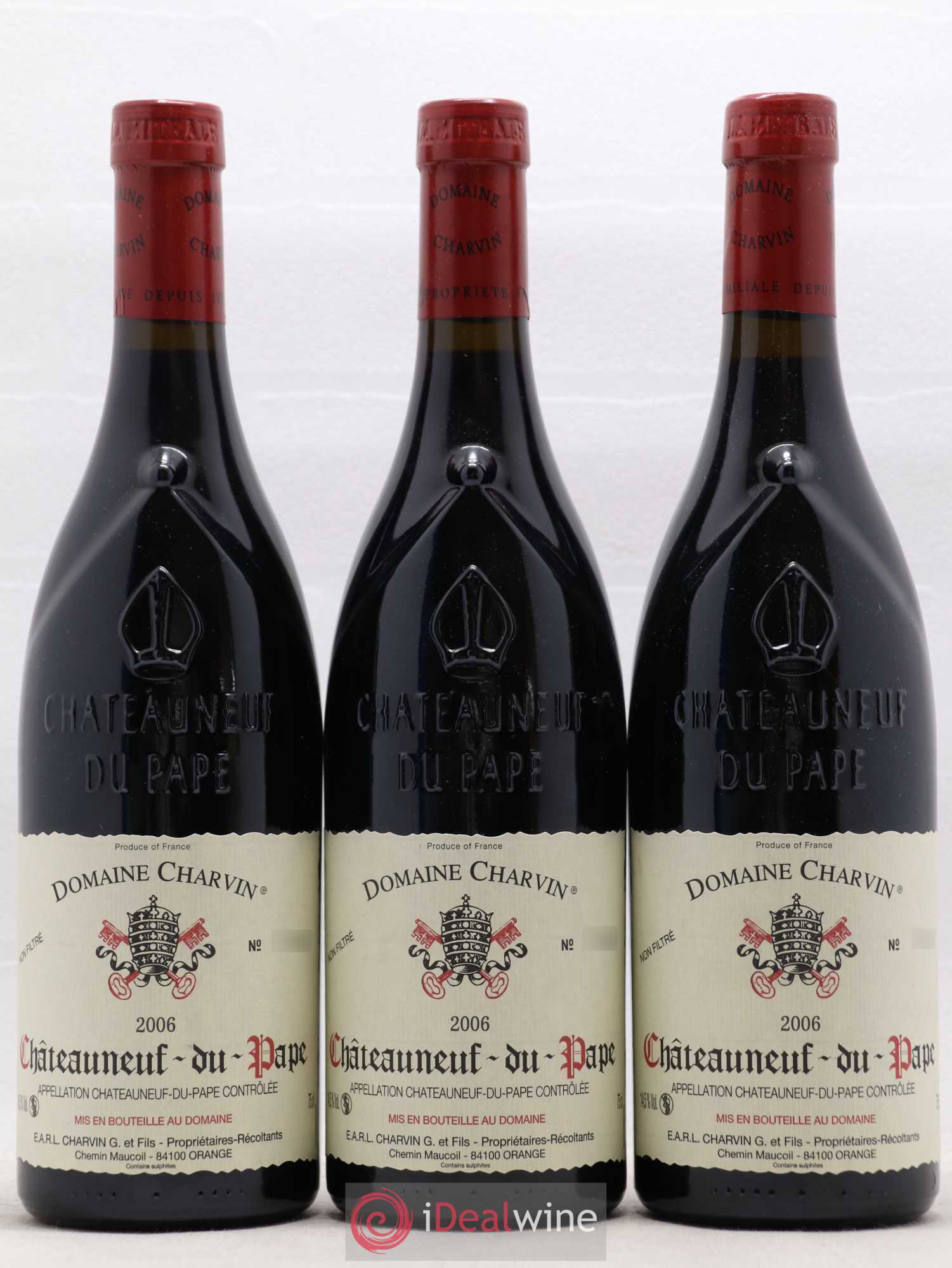 Châteauneuf-du-Pape Charvin (Domaine) 2006 - Lot de 6 bouteilles - 2