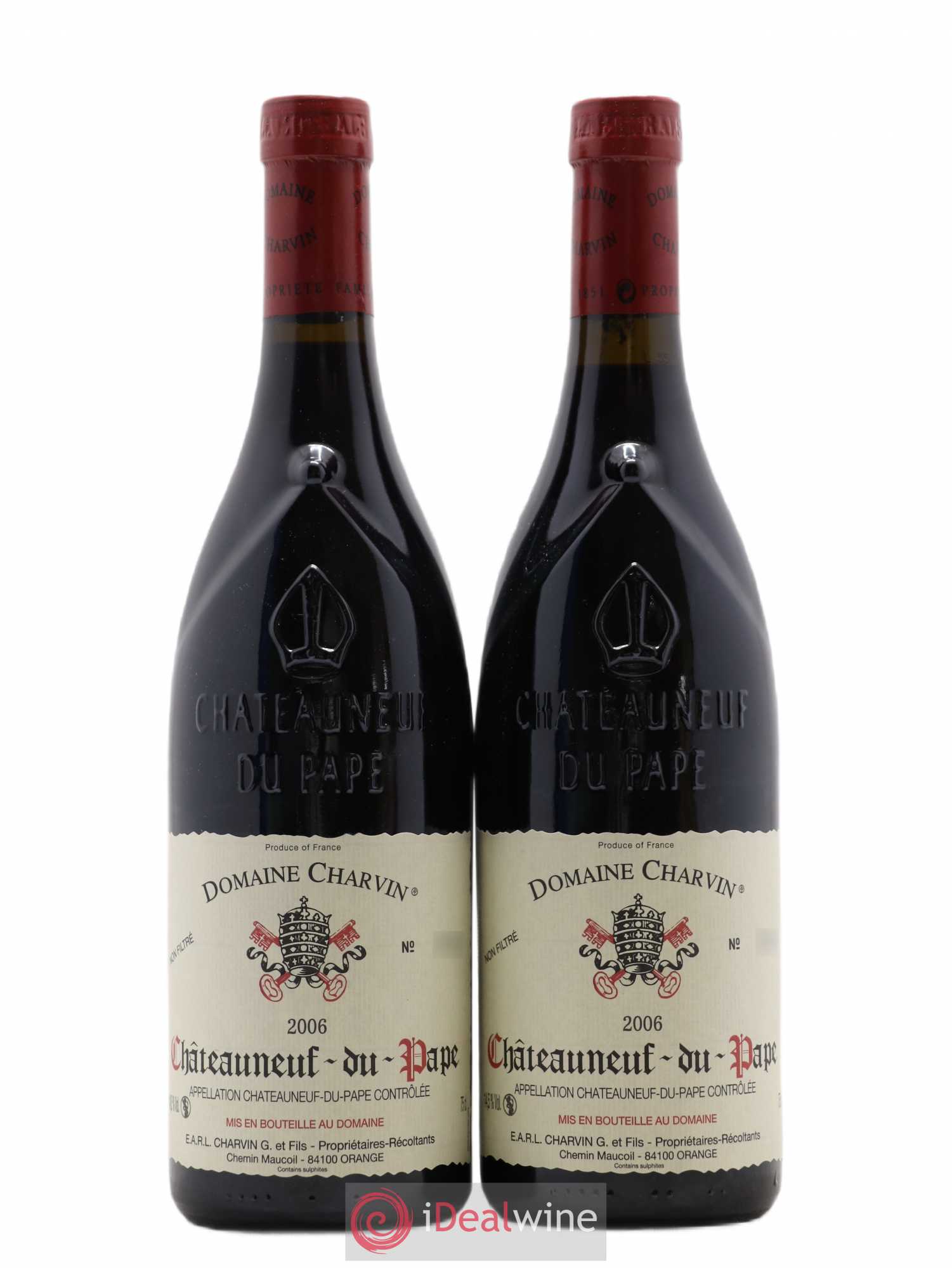 Châteauneuf-du-Pape Charvin (Domaine) 2006 - Lot de 2 bouteilles - 0