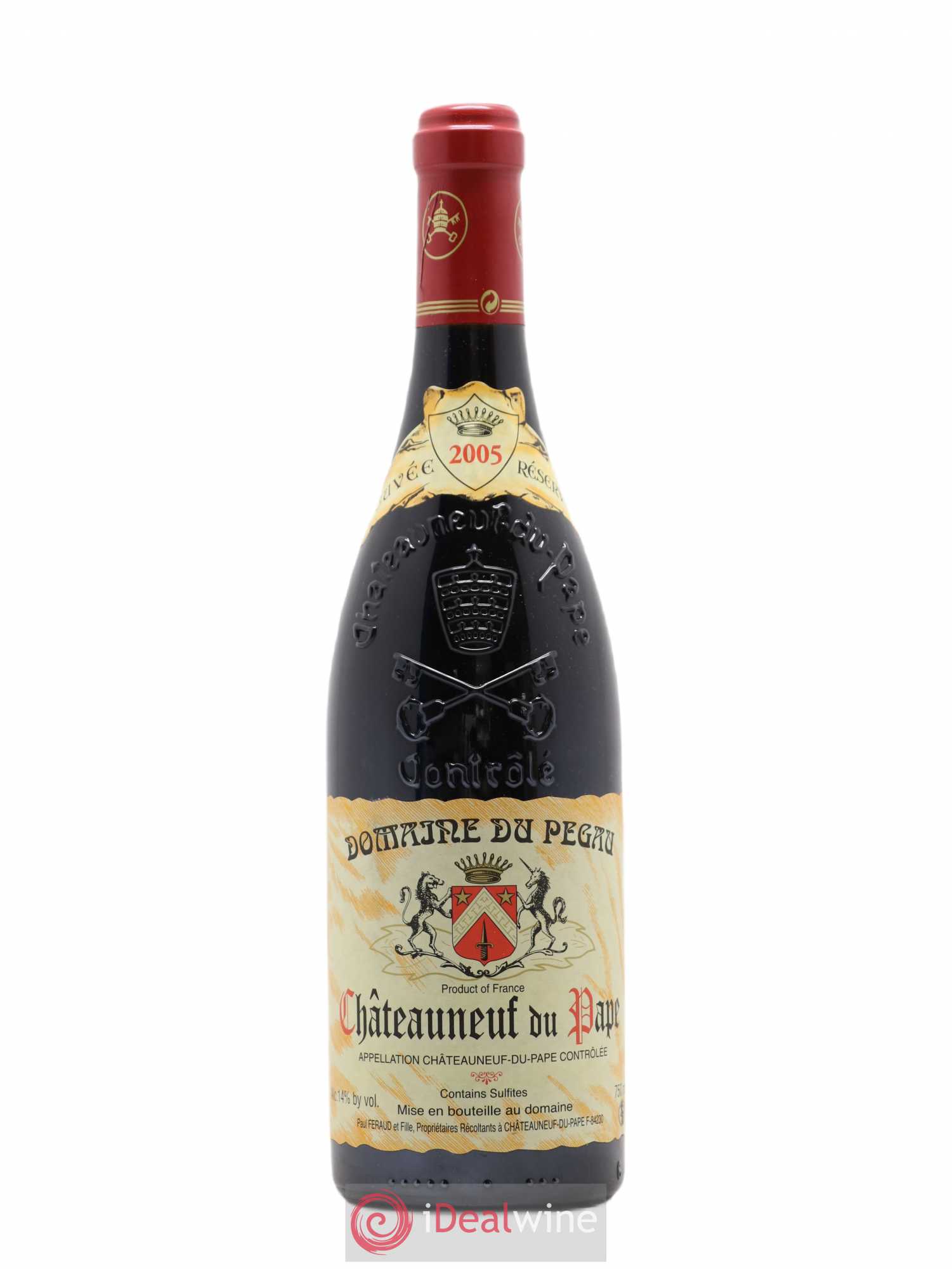 Châteauneuf-du-Pape Domaine du Pégau Cuvée Réservée Paul et Laurence Féraud 2005 - Lot de 1 bouteille - 0
