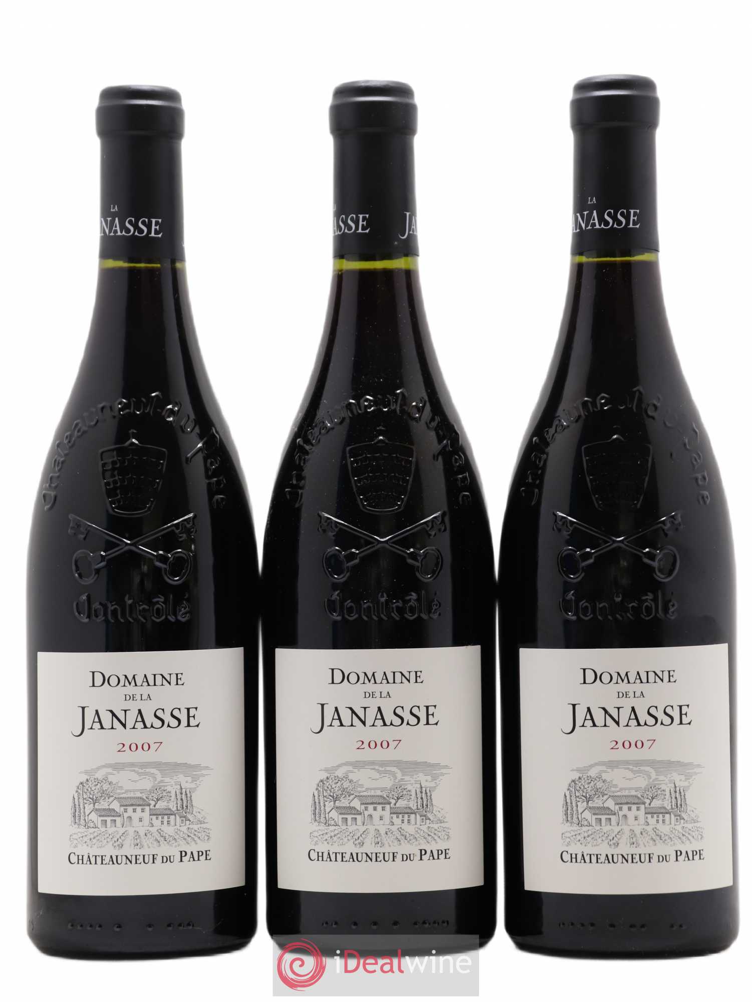 Châteauneuf-du-Pape La Janasse (Domaine de) 2007 - Lot de 3 bouteilles - 0