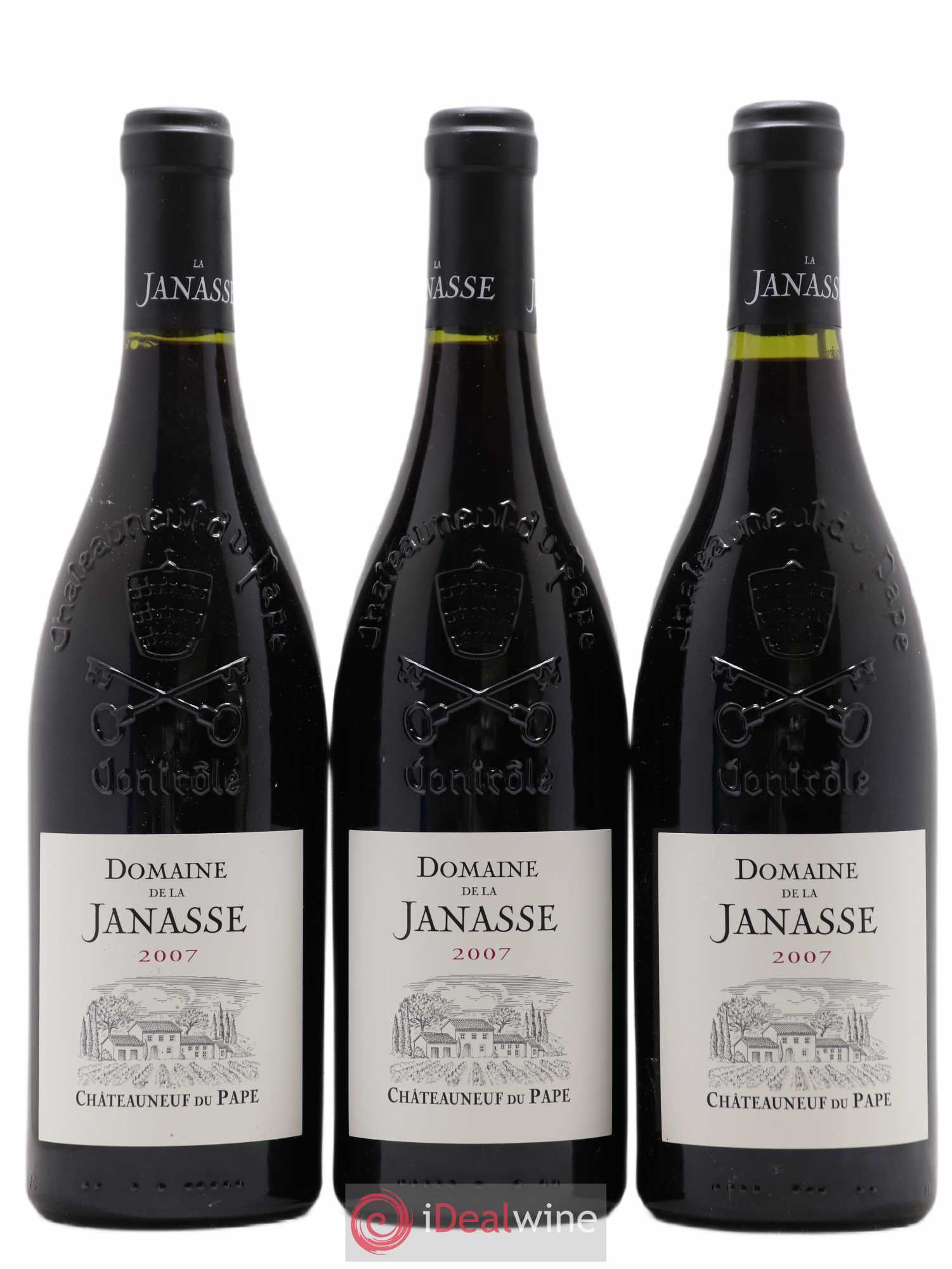 Châteauneuf-du-Pape La Janasse (Domaine de) 2007 - Lot de 3 bouteilles - 0