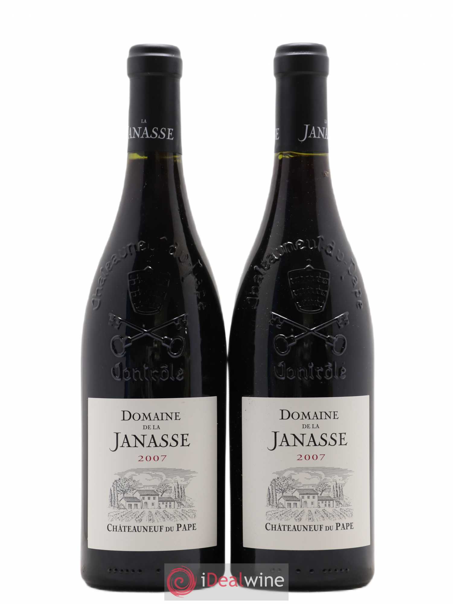 Châteauneuf-du-Pape La Janasse (Domaine de) 2007 - Lot de 2 bouteilles - 0