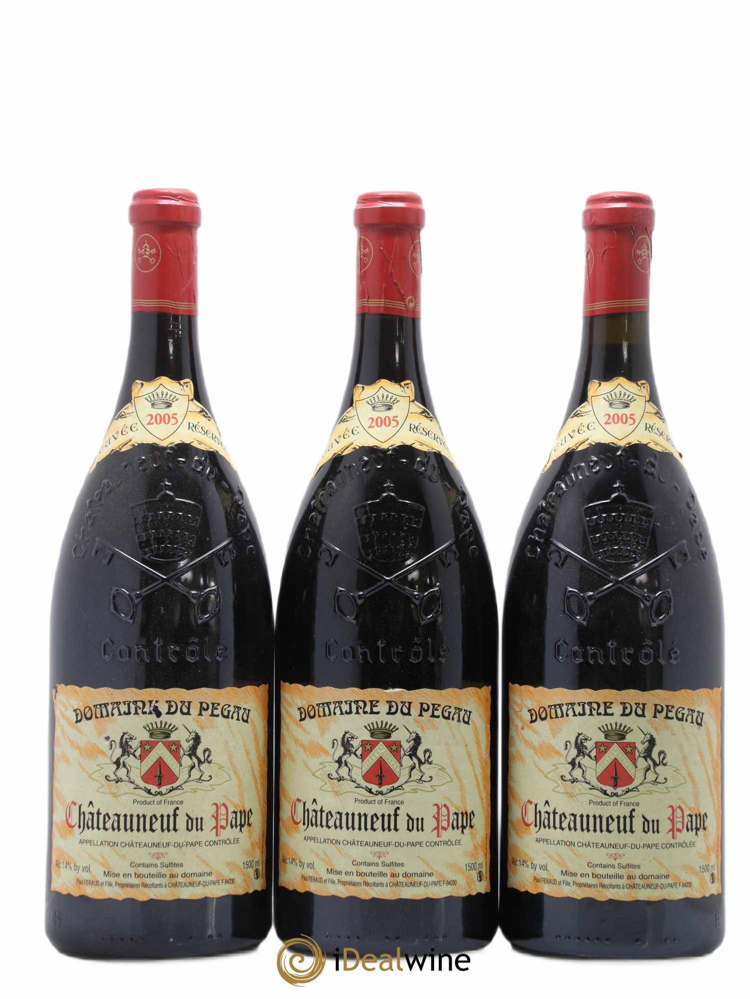 Châteauneuf-du-Pape Domaine du Pégau Cuvée Réservée Paul et Laurence Féraud 2005 - Lot de 3 magnums - 0
