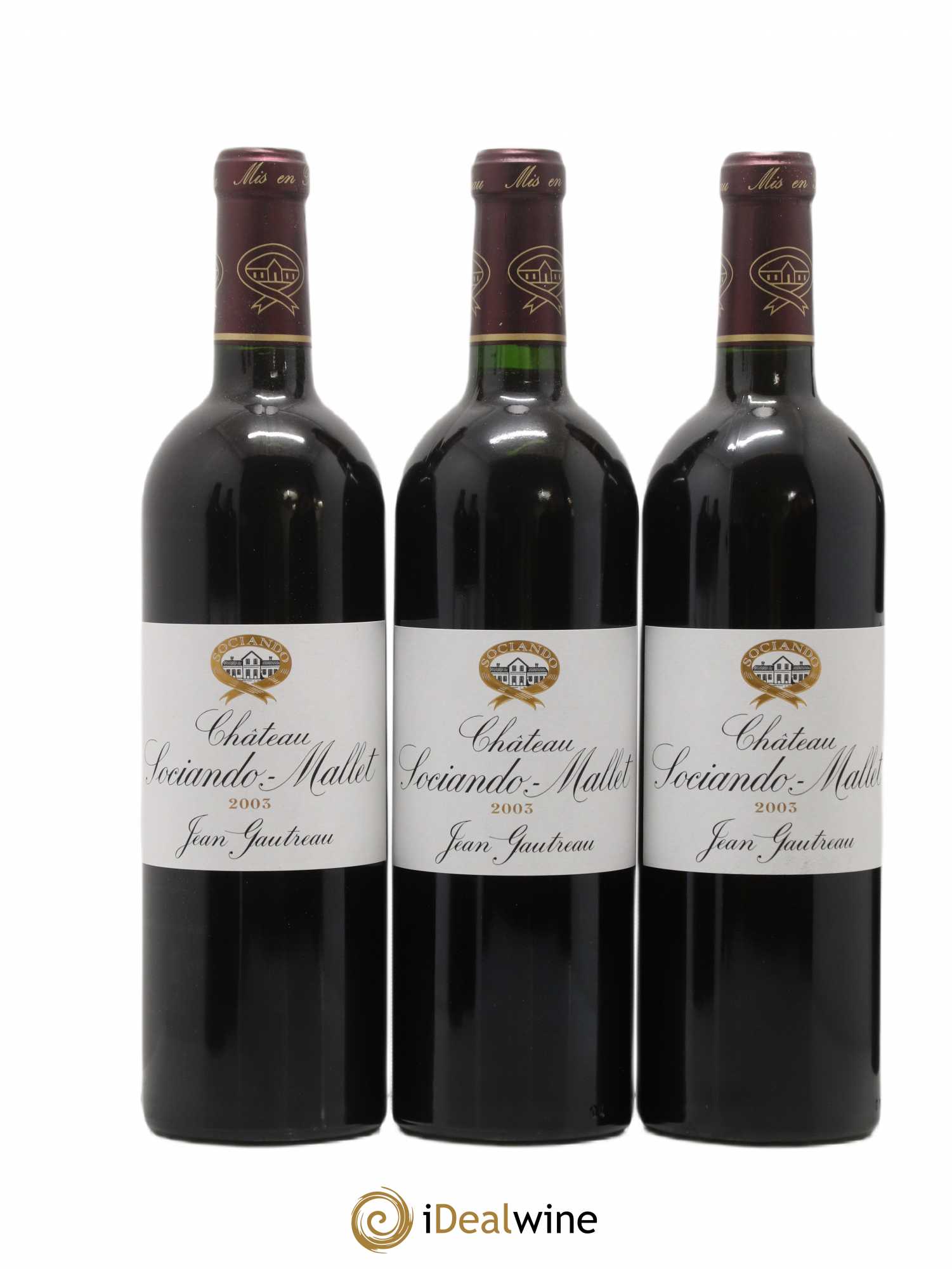 Château Sociando Mallet 2003 - Lot de 12 bouteilles - 3