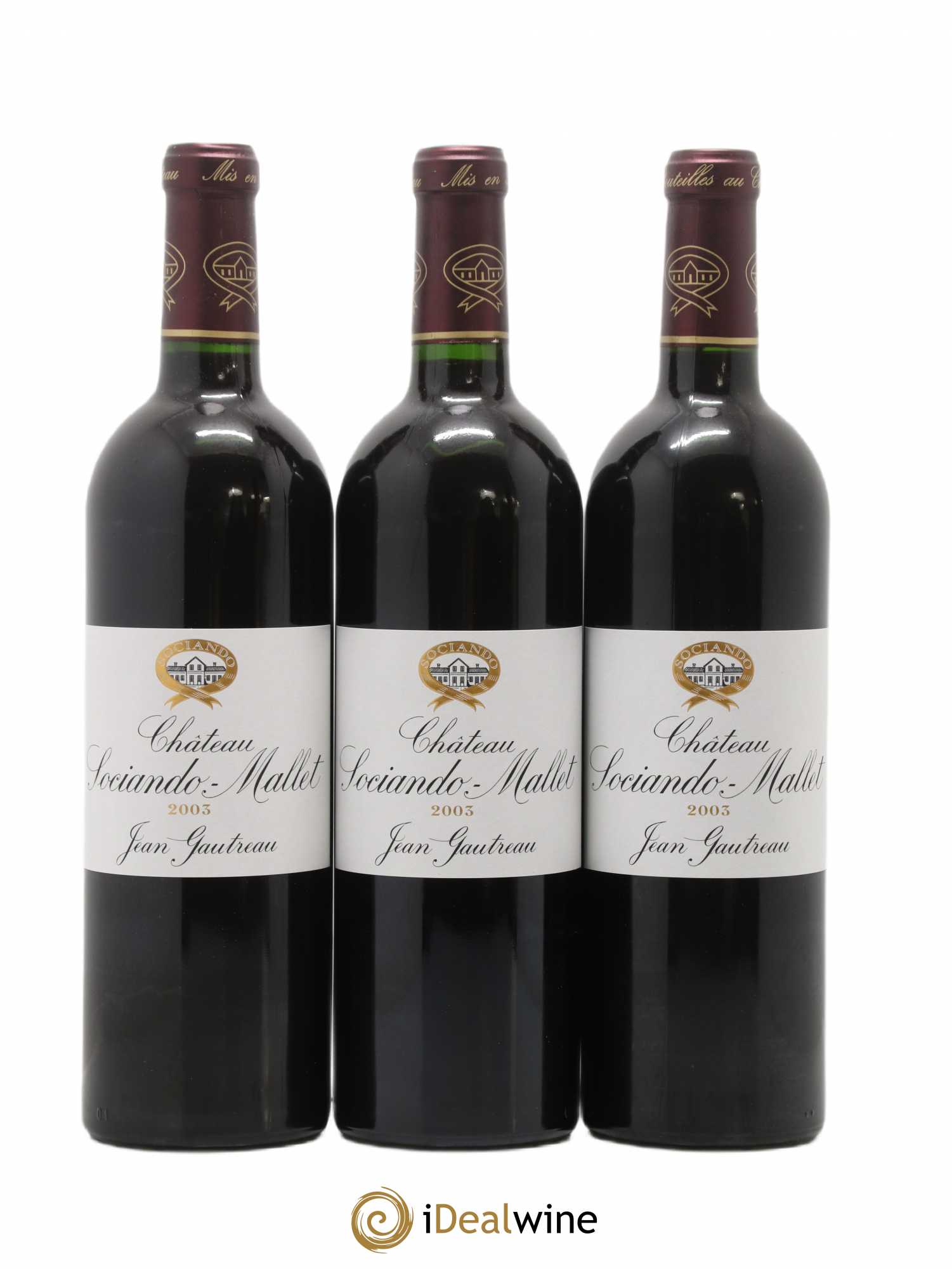 Château Sociando Mallet 2003 - Lot de 12 bouteilles - 4
