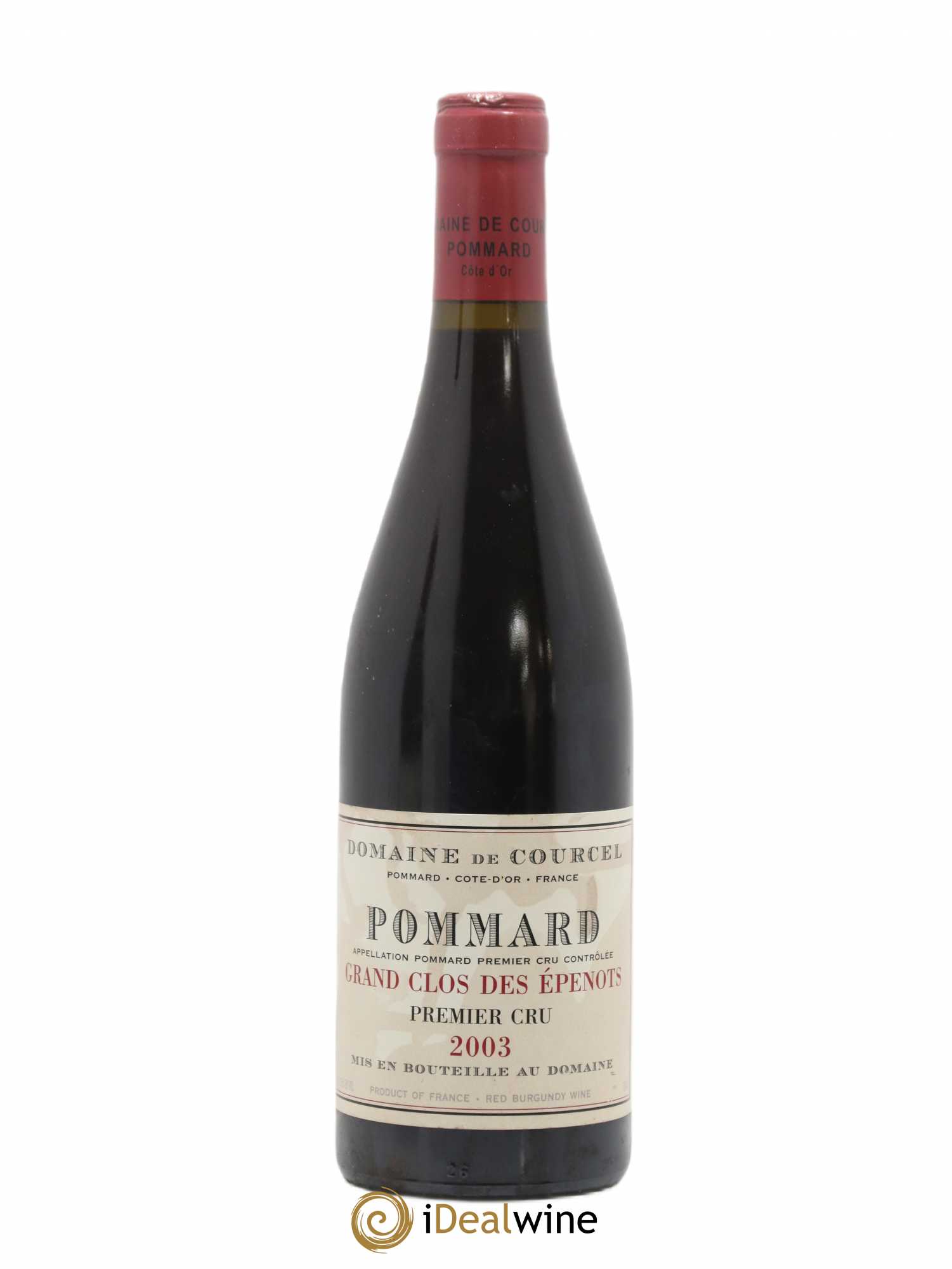 Pommard 1er Cru Grand Clos des Epenots de Courcel (Domaine) 2003 - Lot de 1 bouteille - 0