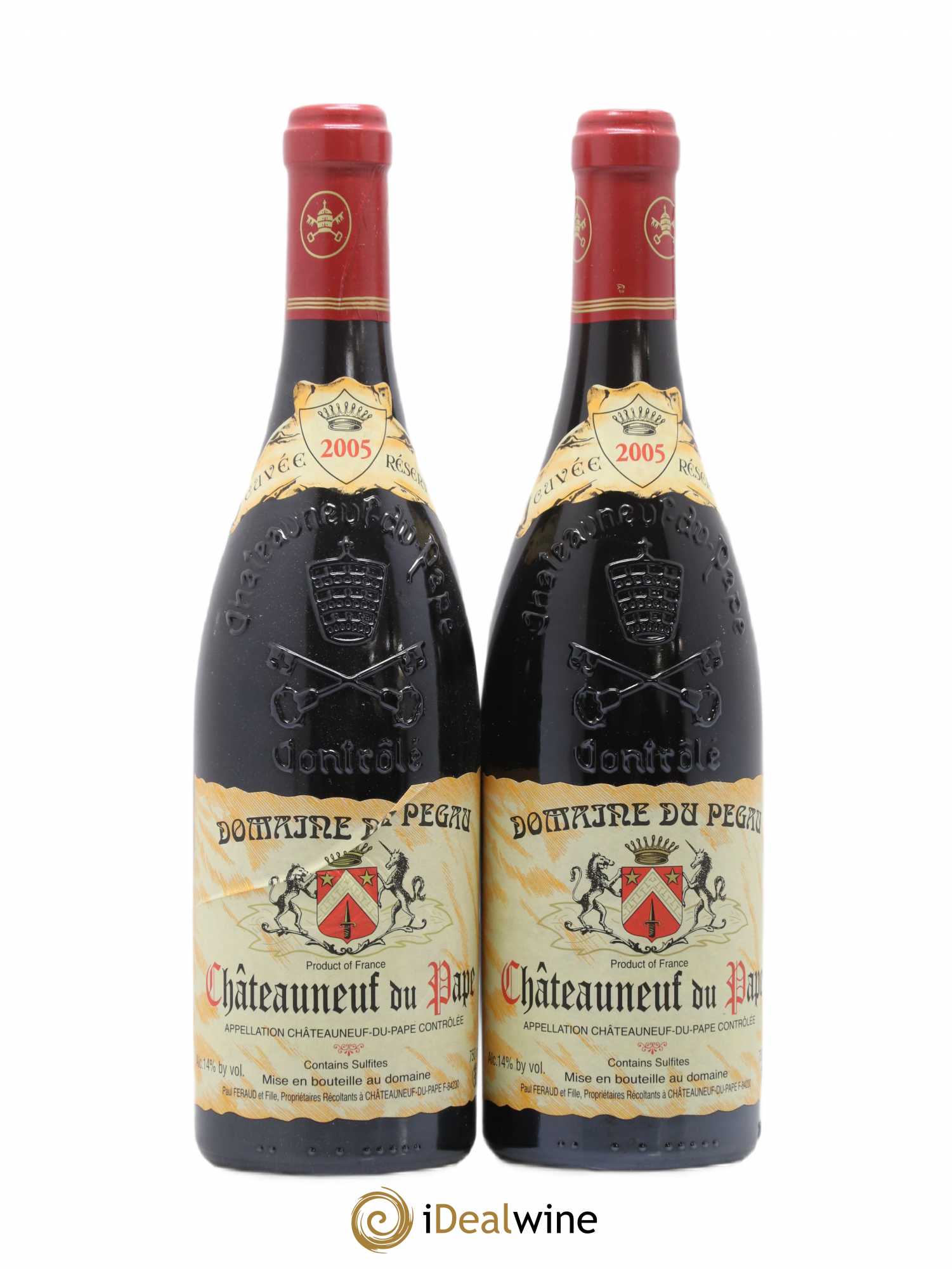 Châteauneuf-du-Pape Domaine du Pégau Cuvée Réservée Paul et Laurence Féraud 2005 - Lot de 2 bouteilles - 0