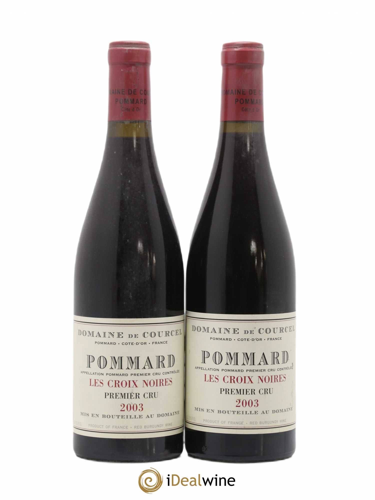 Pommard 1er Cru Les Croix Noires de Courcel (Domaine) 2003 - Lot de 2 bouteilles - 0