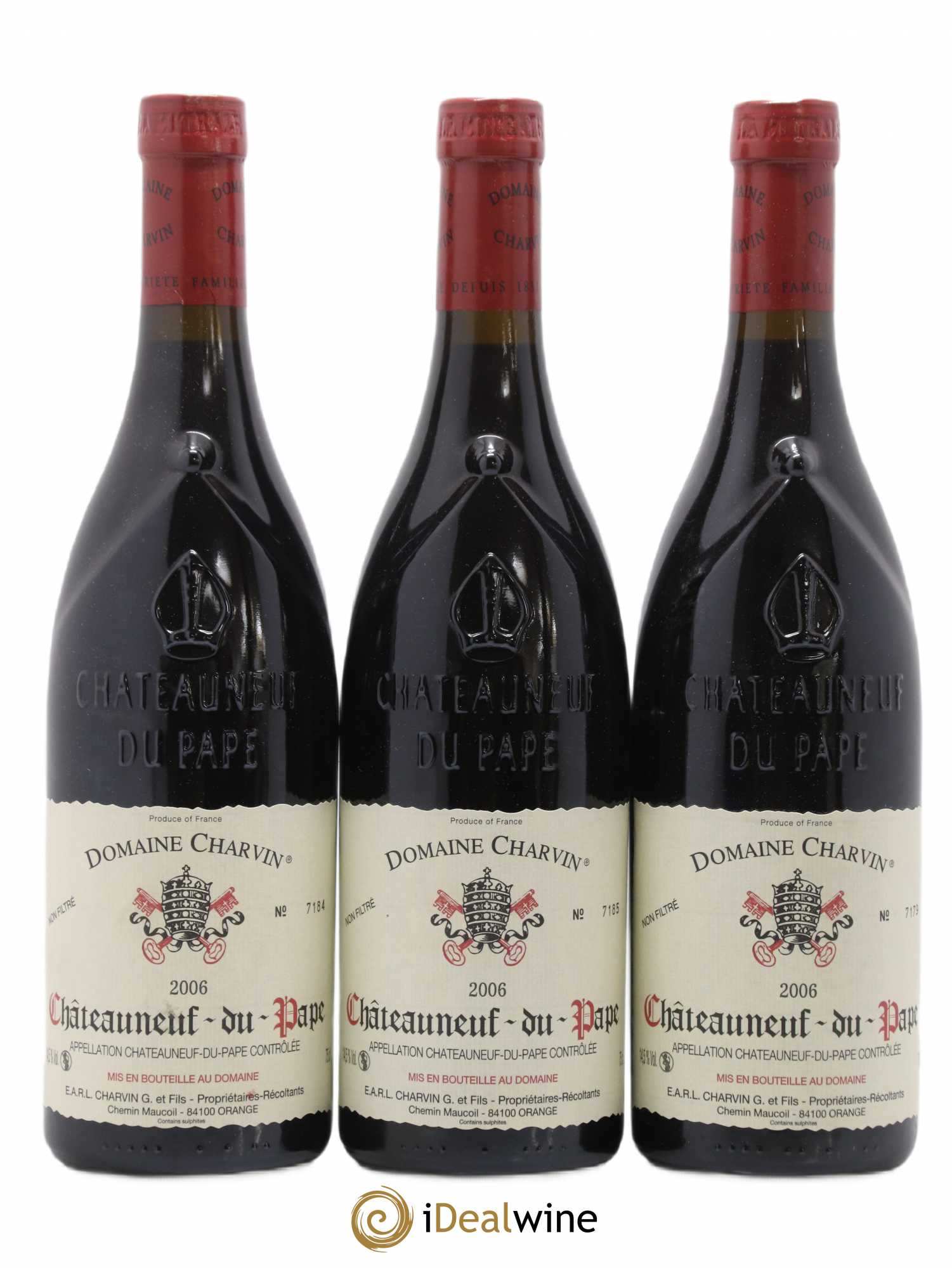 Châteauneuf-du-Pape Charvin (Domaine) 2006 - Lot de 3 bouteilles - 0