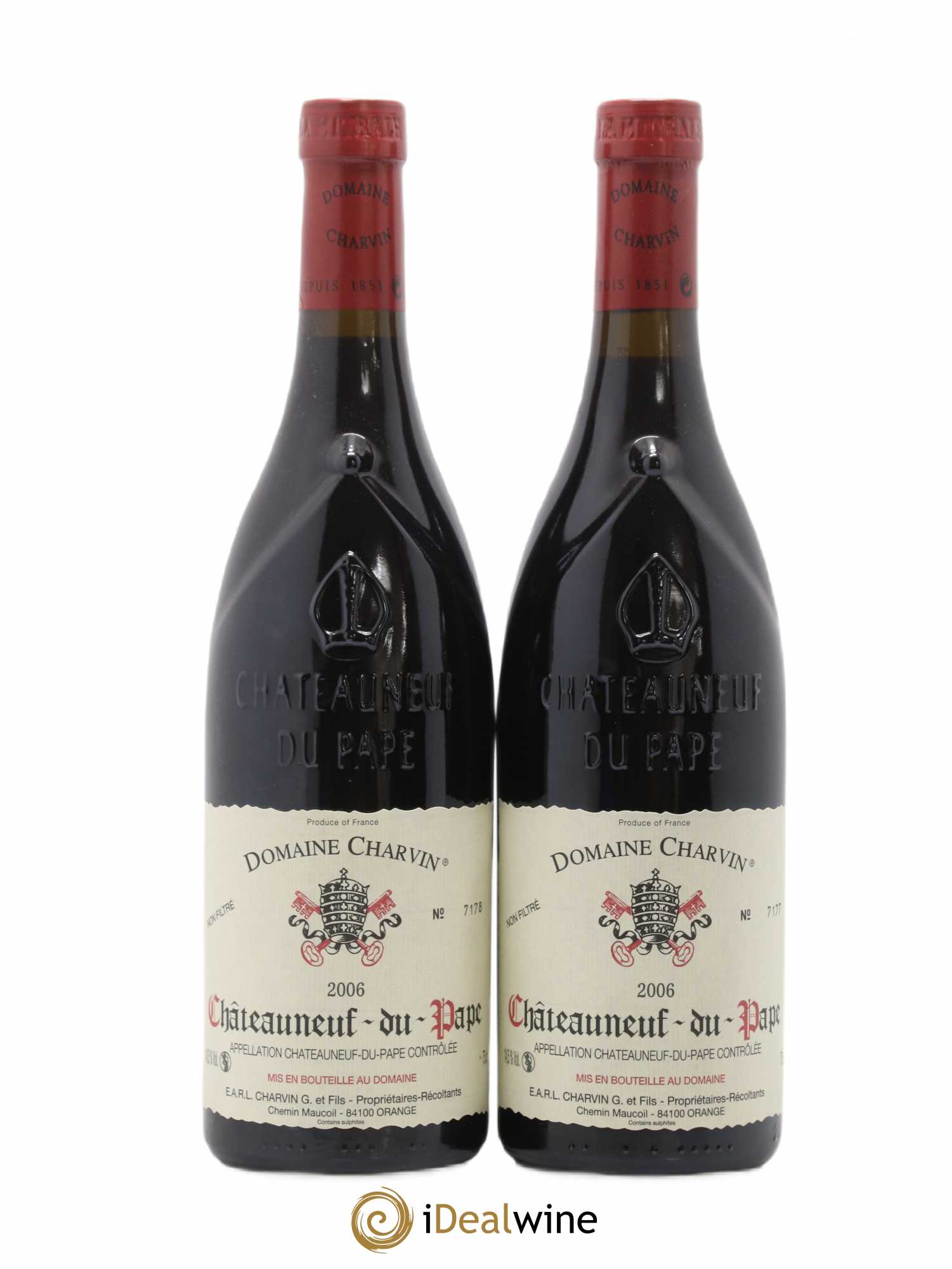 Châteauneuf-du-Pape Charvin (Domaine) 2006 - Lot de 2 bouteilles - 0
