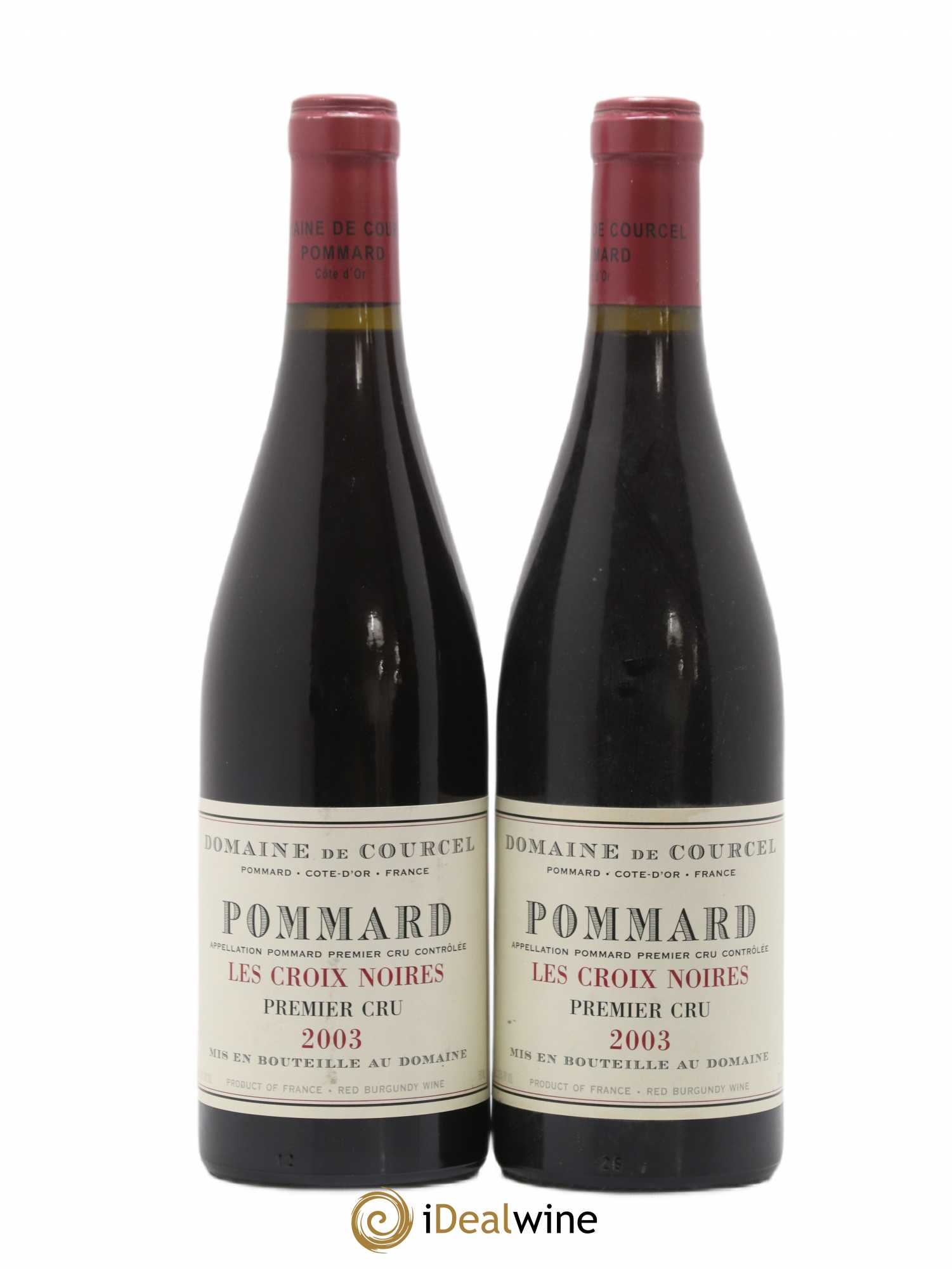 Pommard 1er Cru Les Croix Noires de Courcel (Domaine) 2003 - Lot de 2 bouteilles - 0
