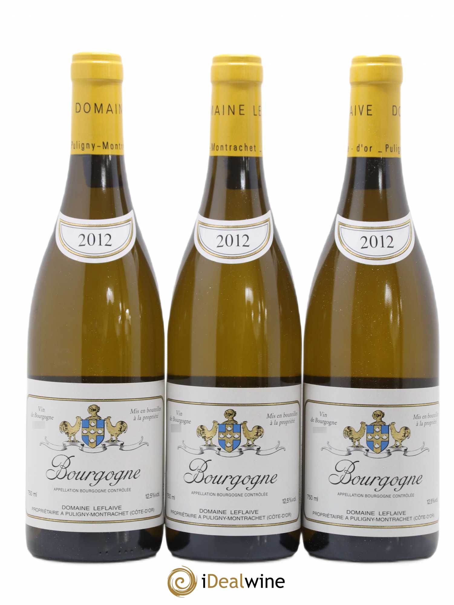 Bourgogne Leflaive (Domaine) 2012 - Lot de 3 bouteilles - 0