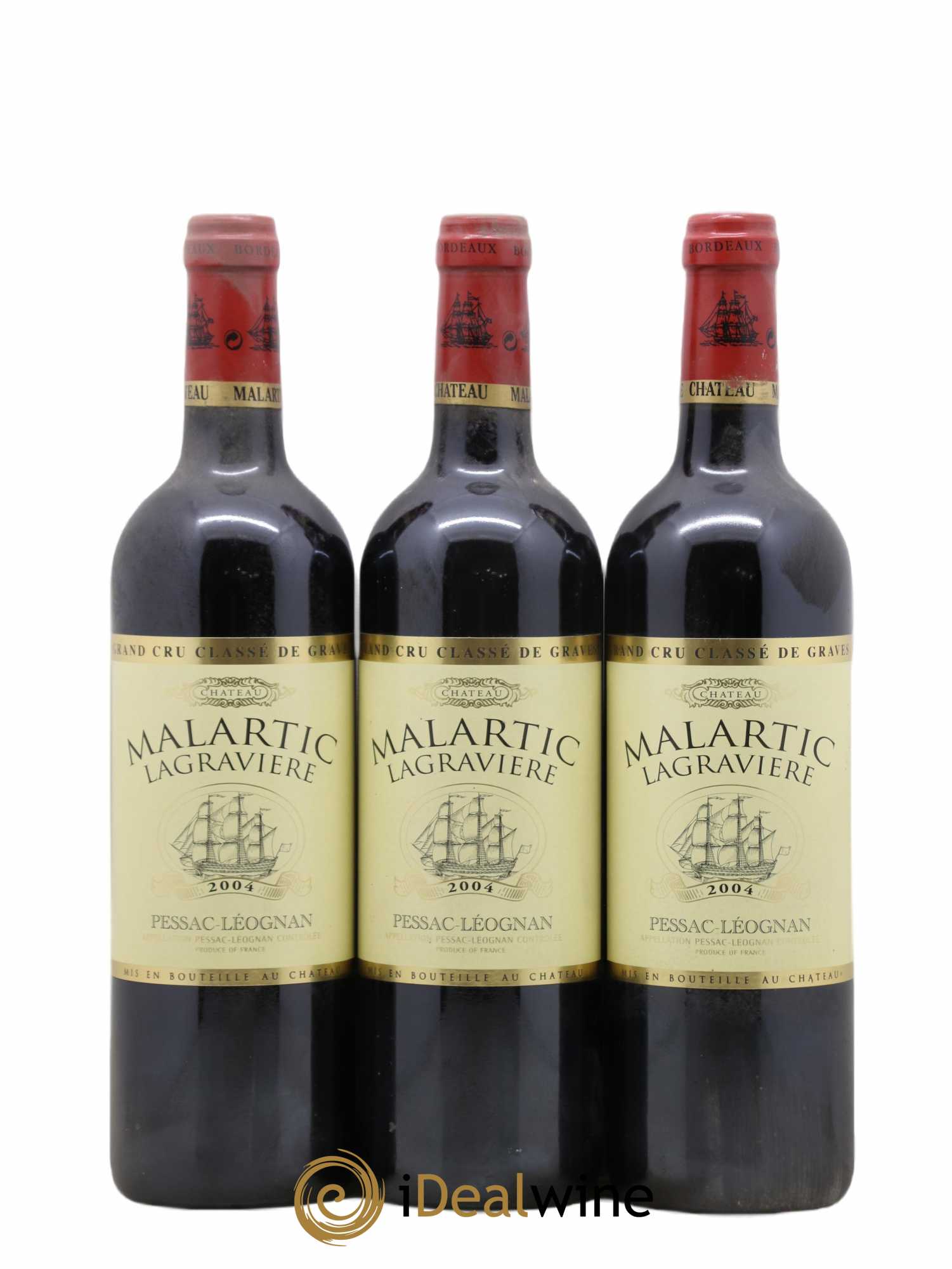 Château Malartic-Lagravière Cru Classé de Graves (sans prix de réserve) 2004 - Lot de 12 bouteilles - 2