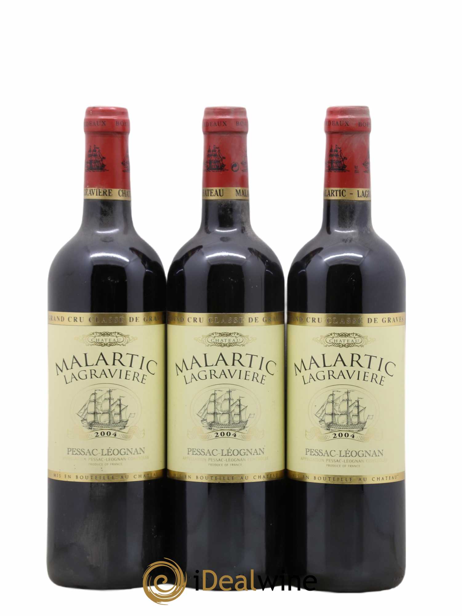 Château Malartic-Lagravière Cru Classé de Graves (sans prix de réserve) 2004 - Lot de 12 bouteilles - 3