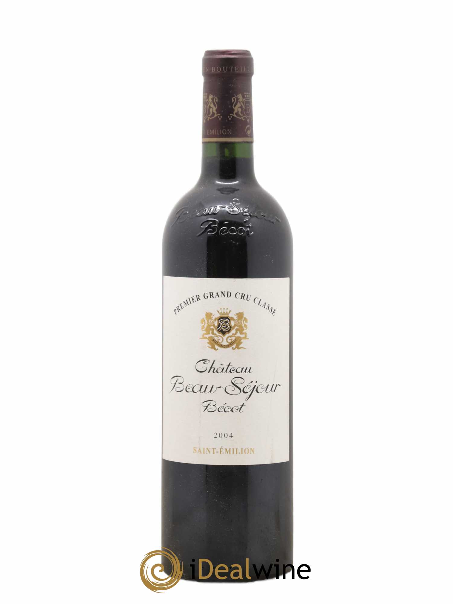 Château Beau-Séjour Bécot 1er Grand Cru Classé B 2004 - Lot de 1 bouteille - 0