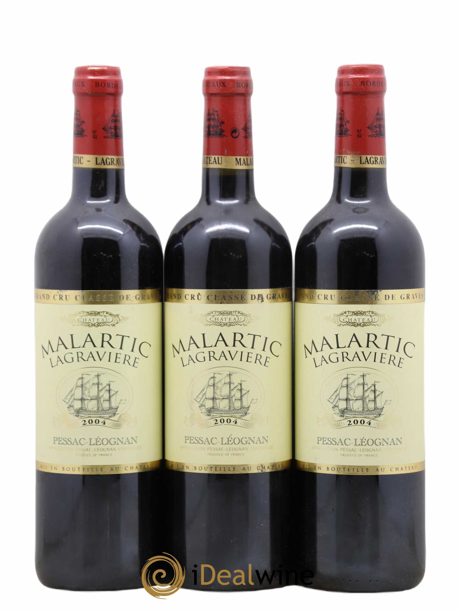 Château Malartic-Lagravière Cru Classé de Graves 2004 - Lot de 6 bouteilles - 2